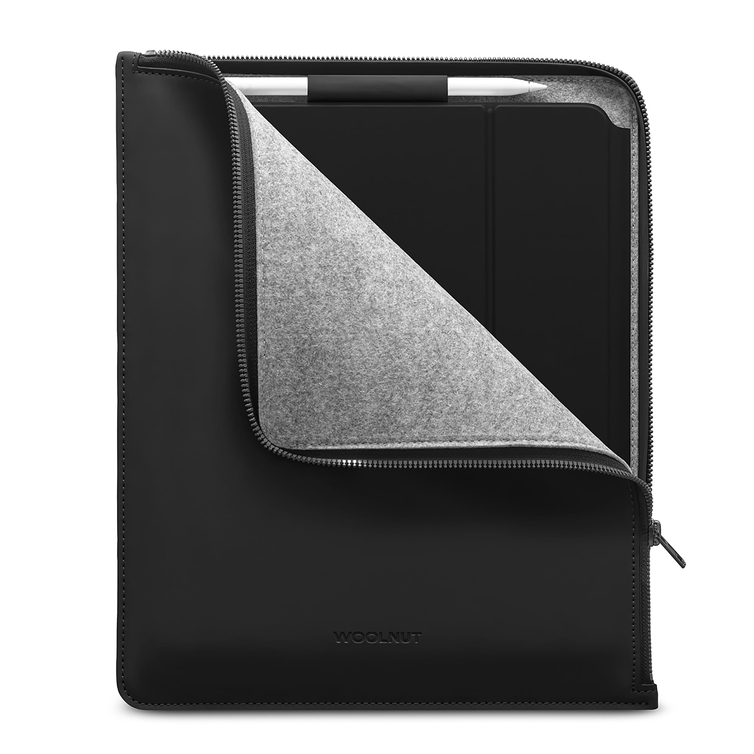 Woolnut Coated PU Folio for 12.9-inch iPad Pro Black #IPD12-RP-F-093