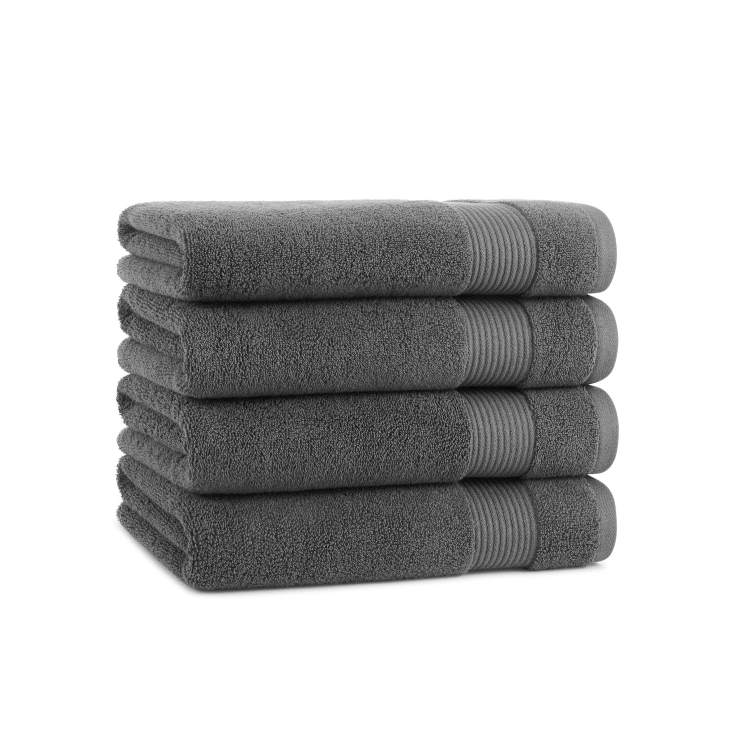 Arkwright Home Host and Home Bath Towel 27x54 Dark Grey - Case of 24