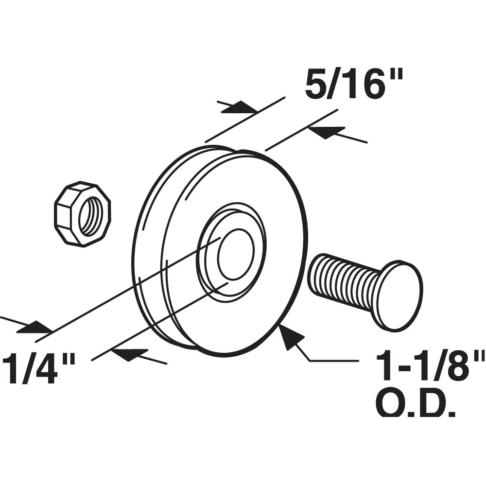 Prime-Line D 1501 Sliding-Patio-Door-Rollers - View #2