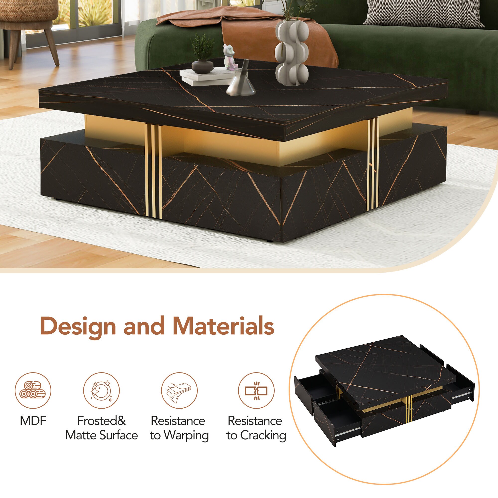 zwyo hosimu Q26071600477 Coffee-Tables - View #2