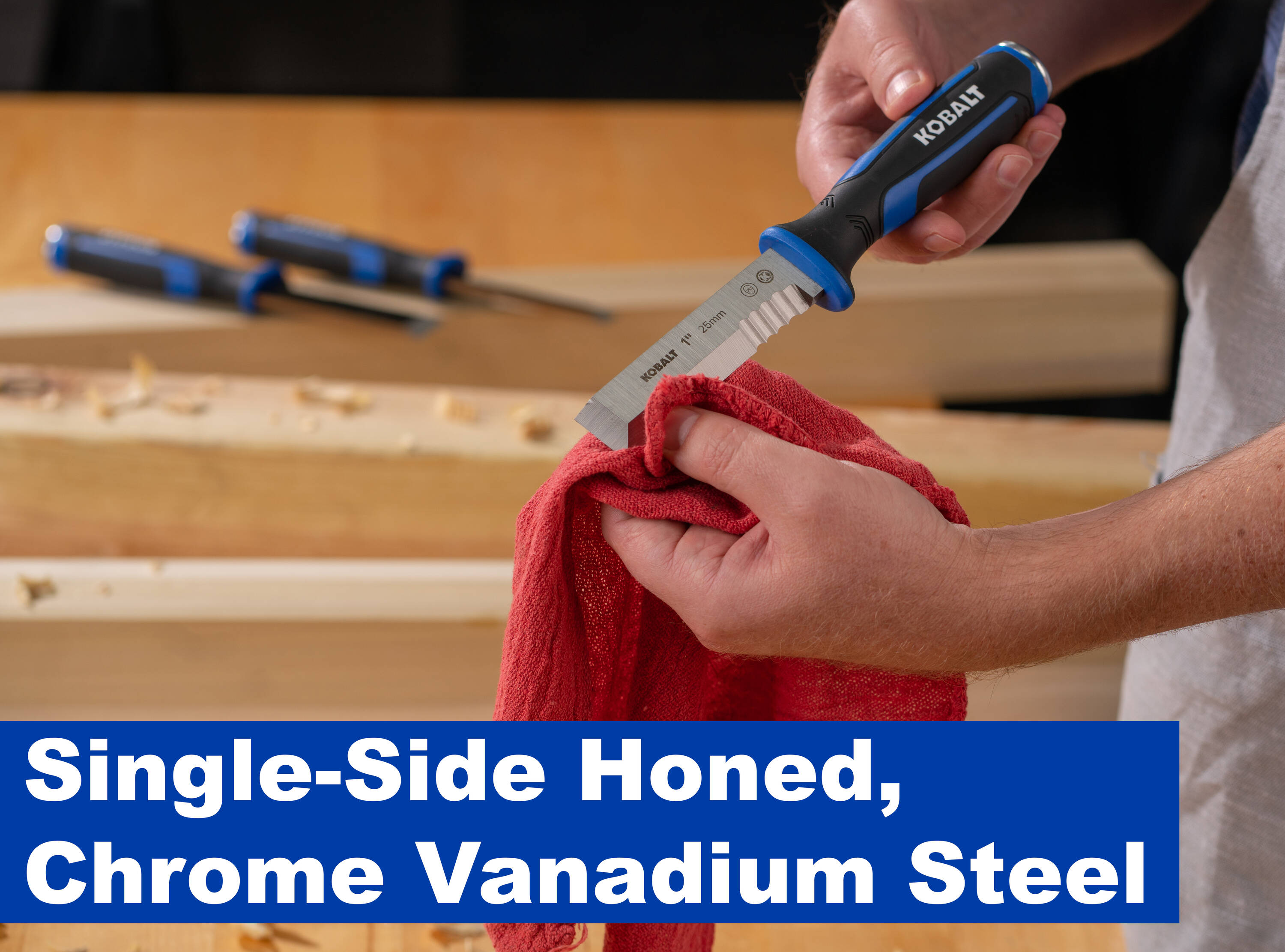 Woodworking Chrome Vanadium Steel Chisels Wood Carve Gouge Chisel  6/12/19/25mm