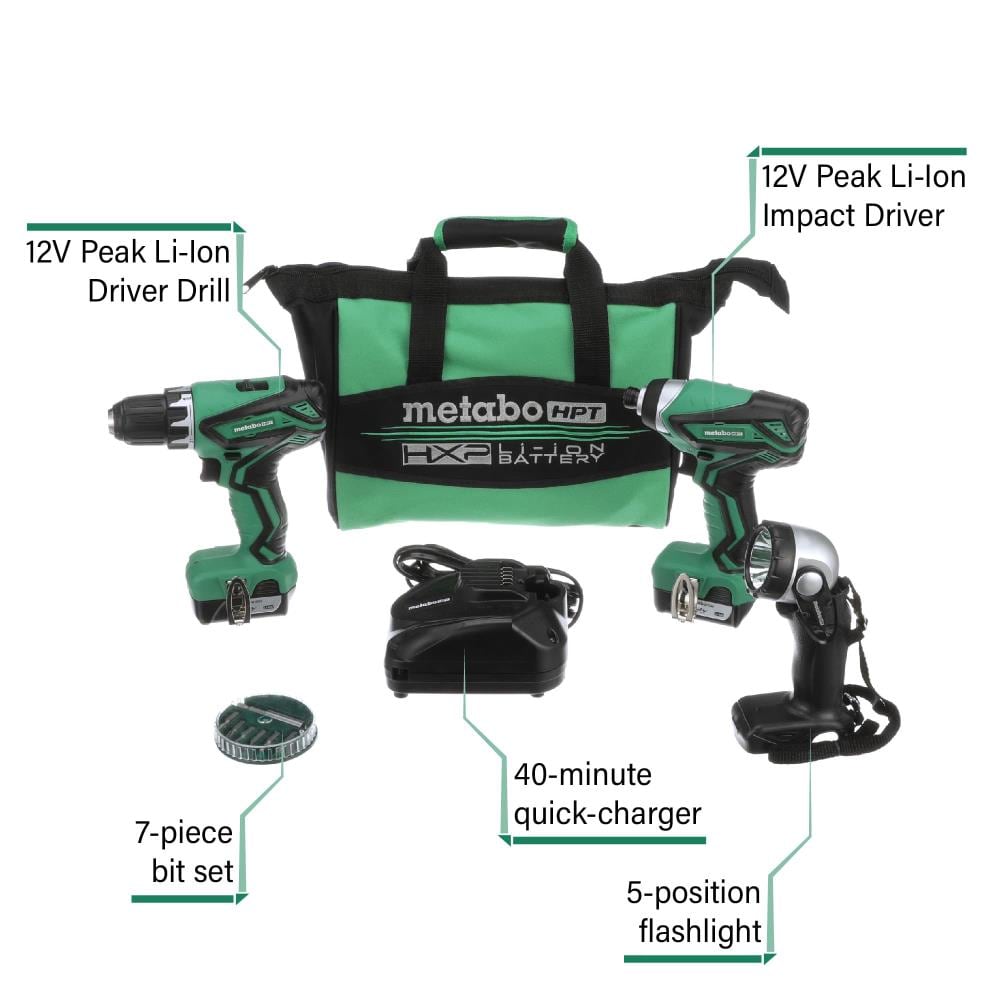 Metabo HPT KC10DFL2M Combo-Kits - View #12
