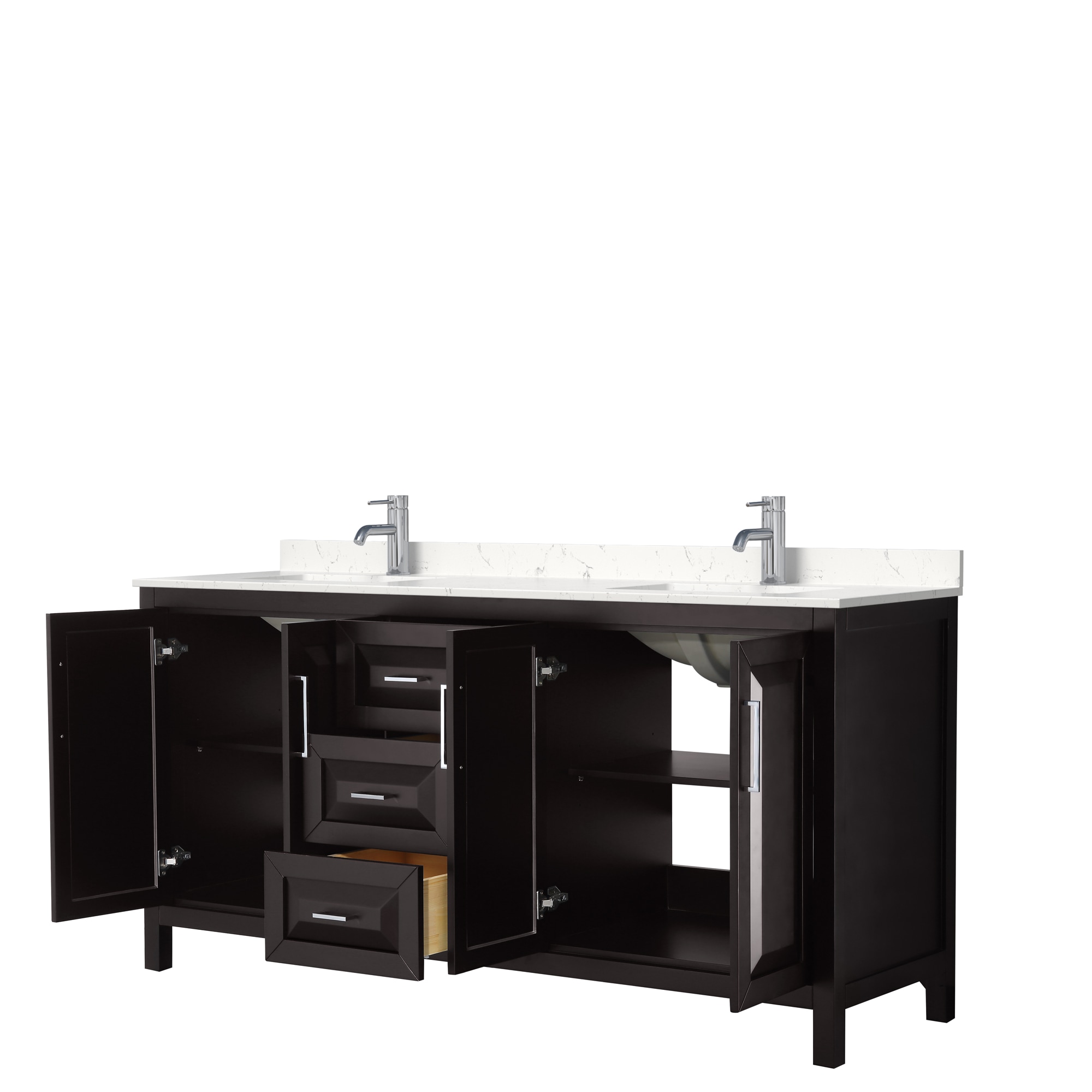 Wyndham Collection WCV252572DDEC2UNSMXX Bath-Vanity-Combo - View #2