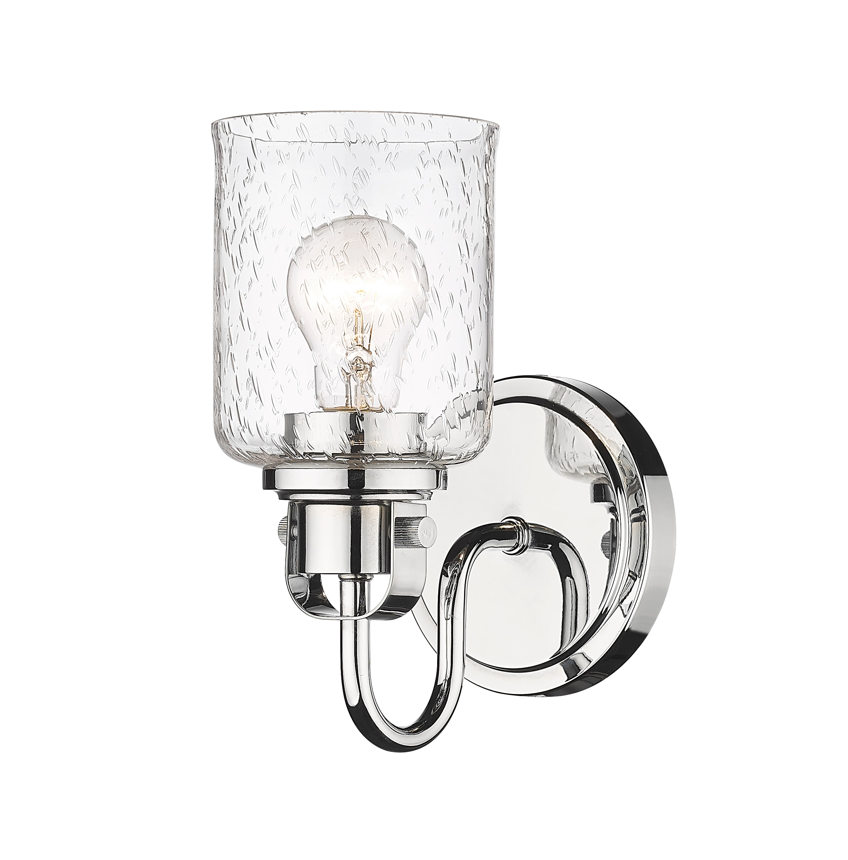Z-Lite 340-1S-CH Kinsley 5.25-in 1 -Light Polished Chrome Transitional Vanity light