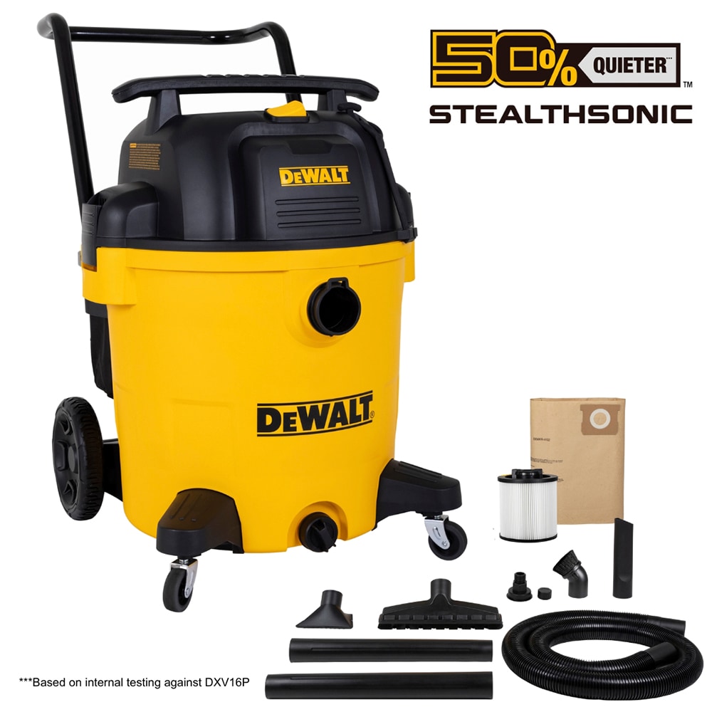 DEWALT Stealthsonic Quiet 16-Gallons 6.5-HP Corded Wet/Dry Shop Vacuum with  Accessories Included in the Shop Vacuums department at