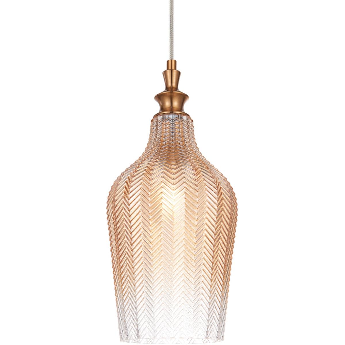 Matteo  Lighting C80101AG Renity 1 Light 713 inch Aged Gold Brass Pendant Ceiling Light