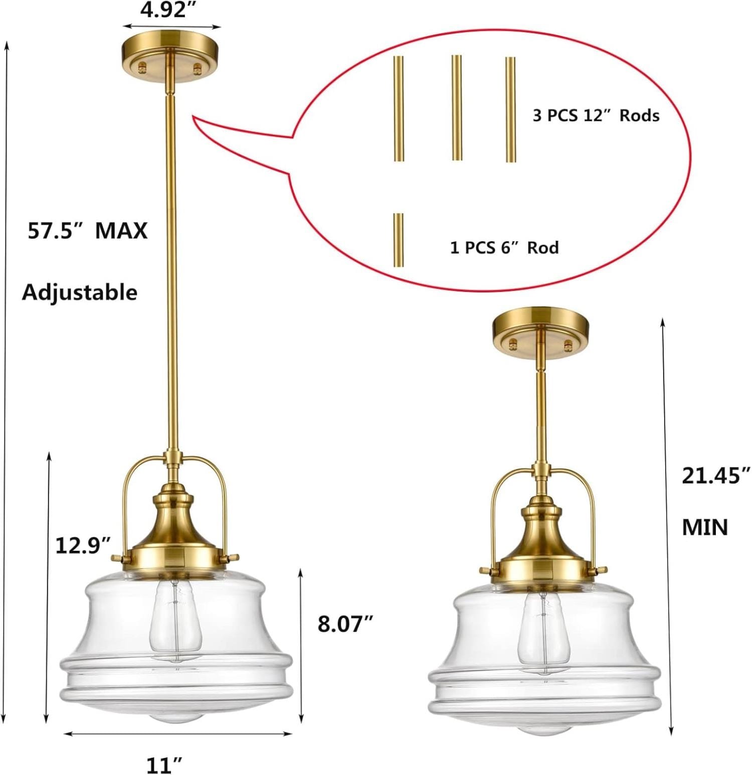 Claxy DE-B5298DU-J Pendant-Lights - View #5
