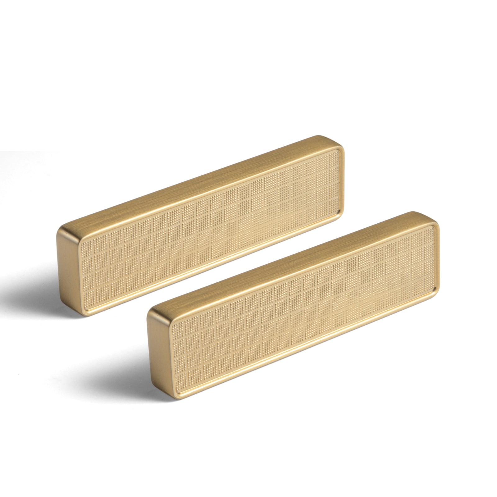 Miaokesen 2061UBR-64 2-1/2-in , 64mm Center to Center Champagne Bronze Rectangular Handle Drawer Pull 6 -Pack