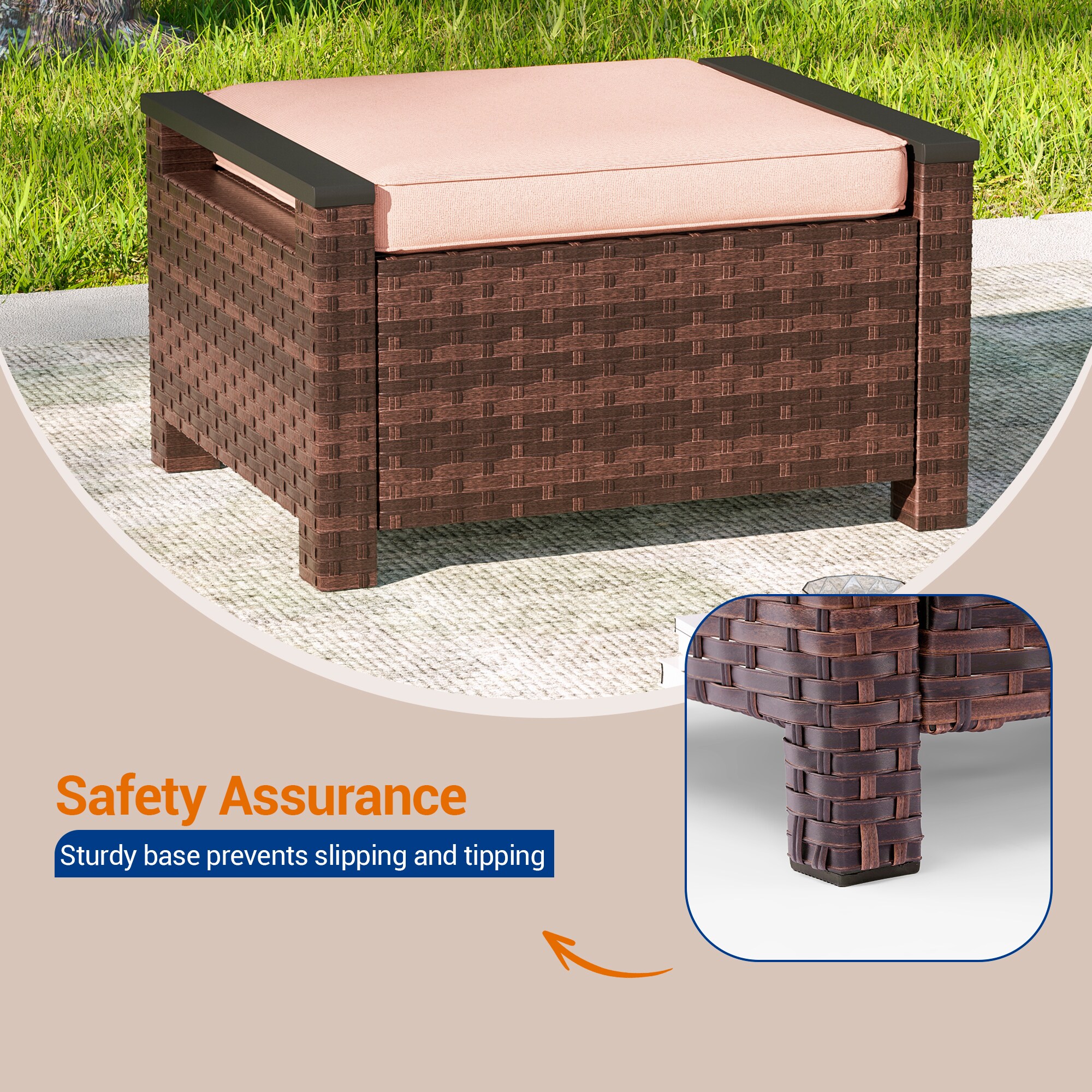 Sonkuki SD-015BG-H Patio-Conversation-Sets - View #4