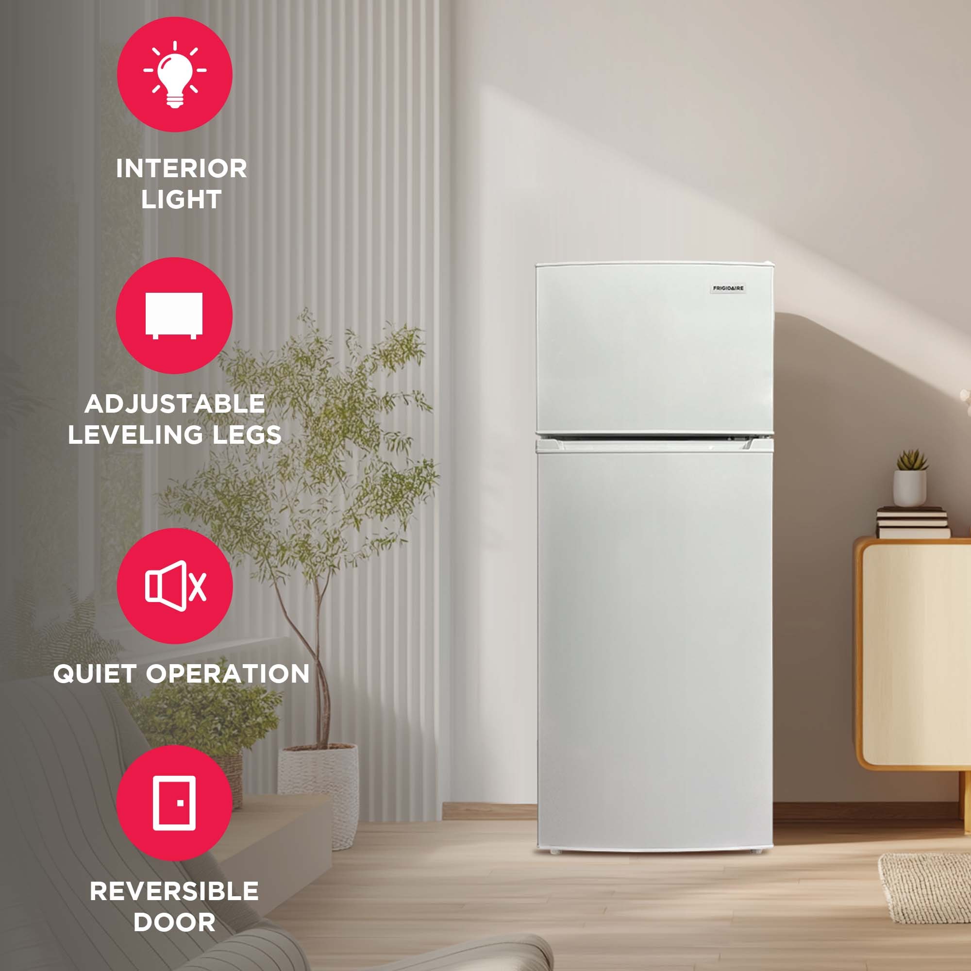 Frigidaire EFR784-WHITE Top-Freezer-Refrigerators - View #4