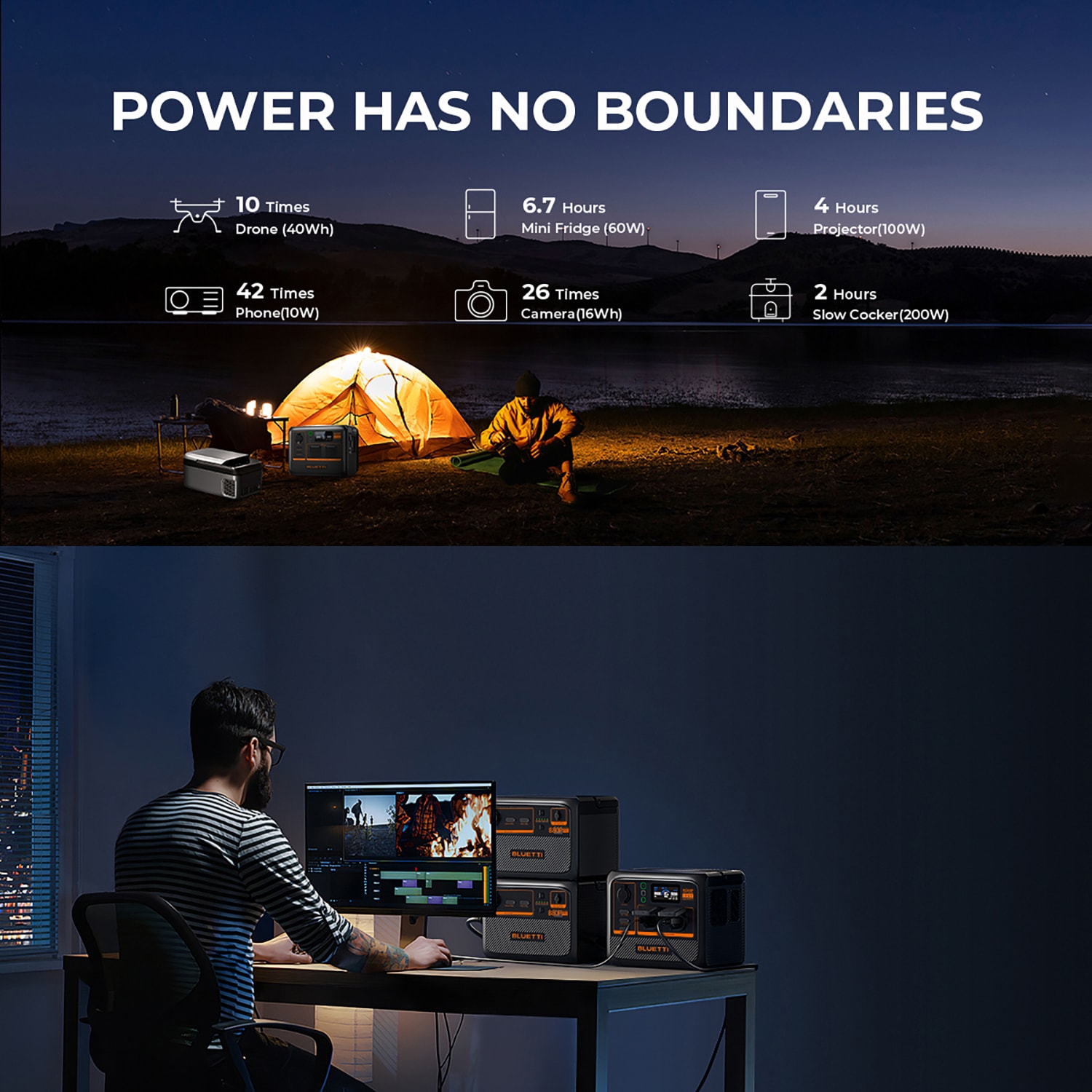 BLUETTI AC60P+PV100-LWSUS Solar-Generators - View #4