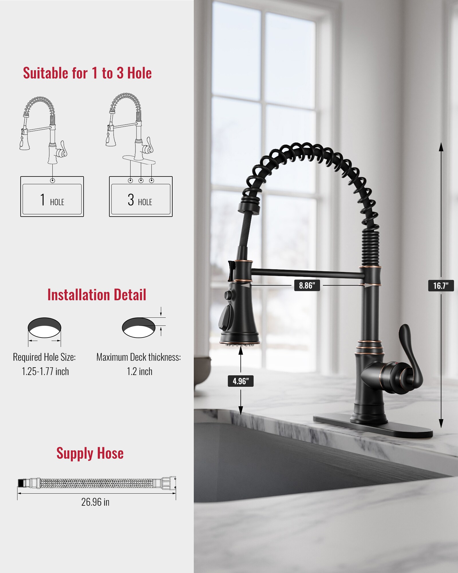 BWE A-94553-ORB Kitchen-Faucets - View #14
