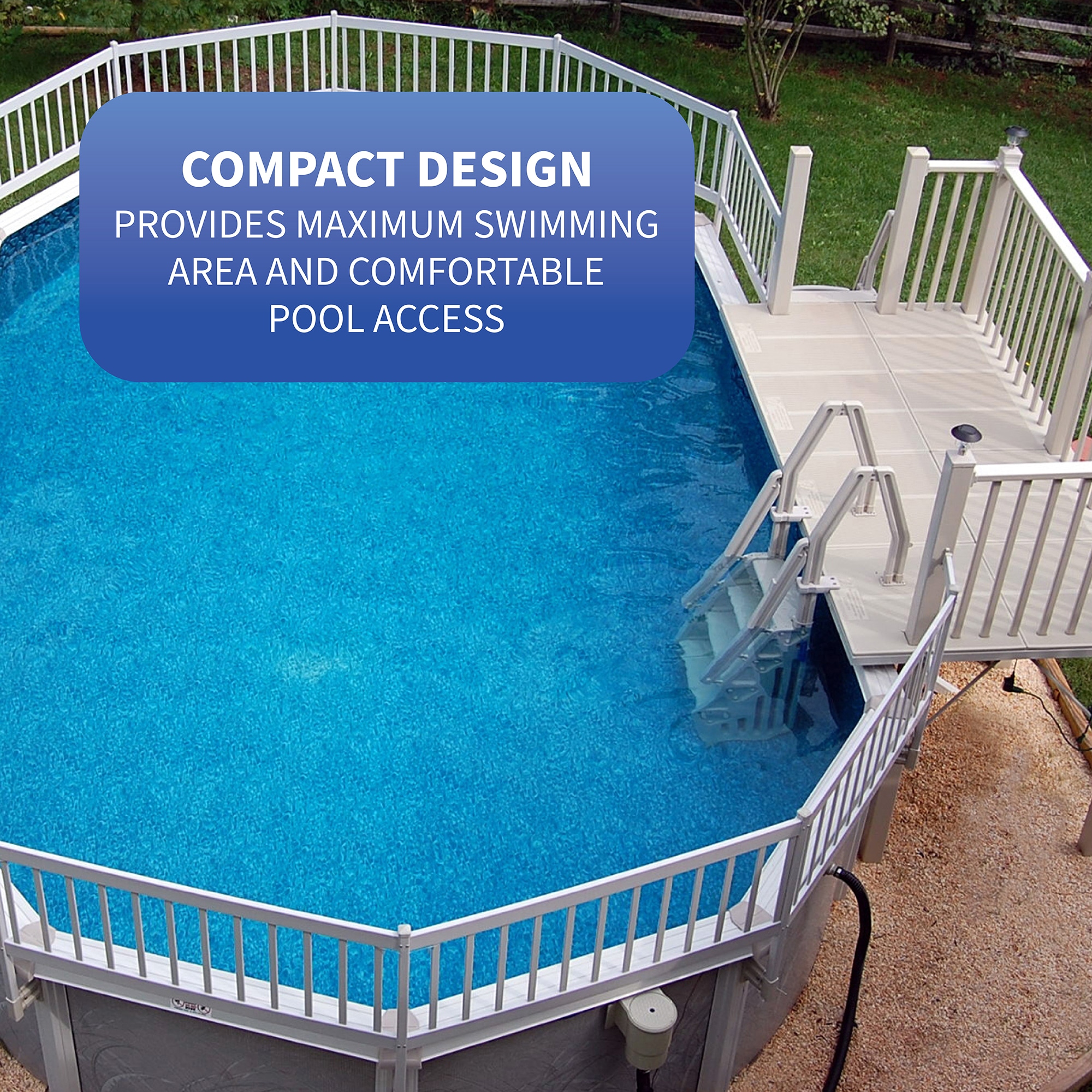 Vinyl Works NE1160T Above-Ground-Pool-Lad-Steps - View #3