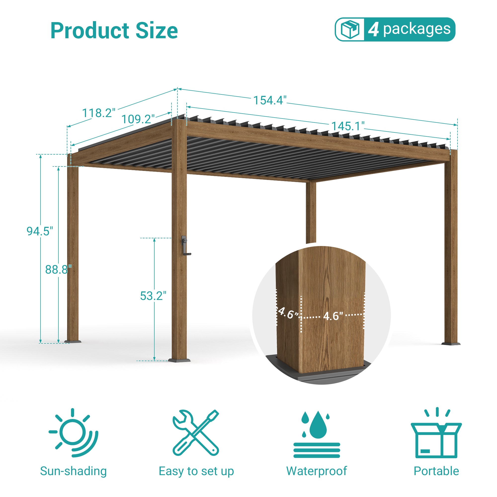 Sonkuki SD-GZ3039CF Pergolas-2 - View #3