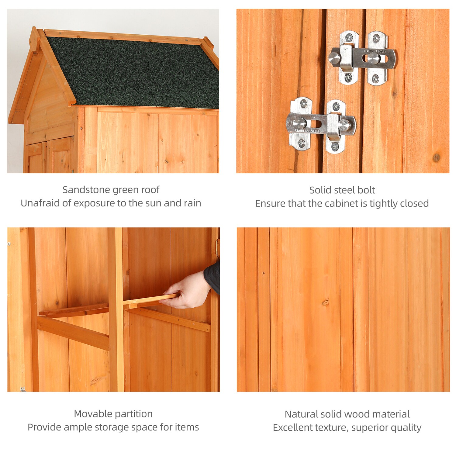 GZMR GR-W14651 Wood-Storage-Buildings - View #7