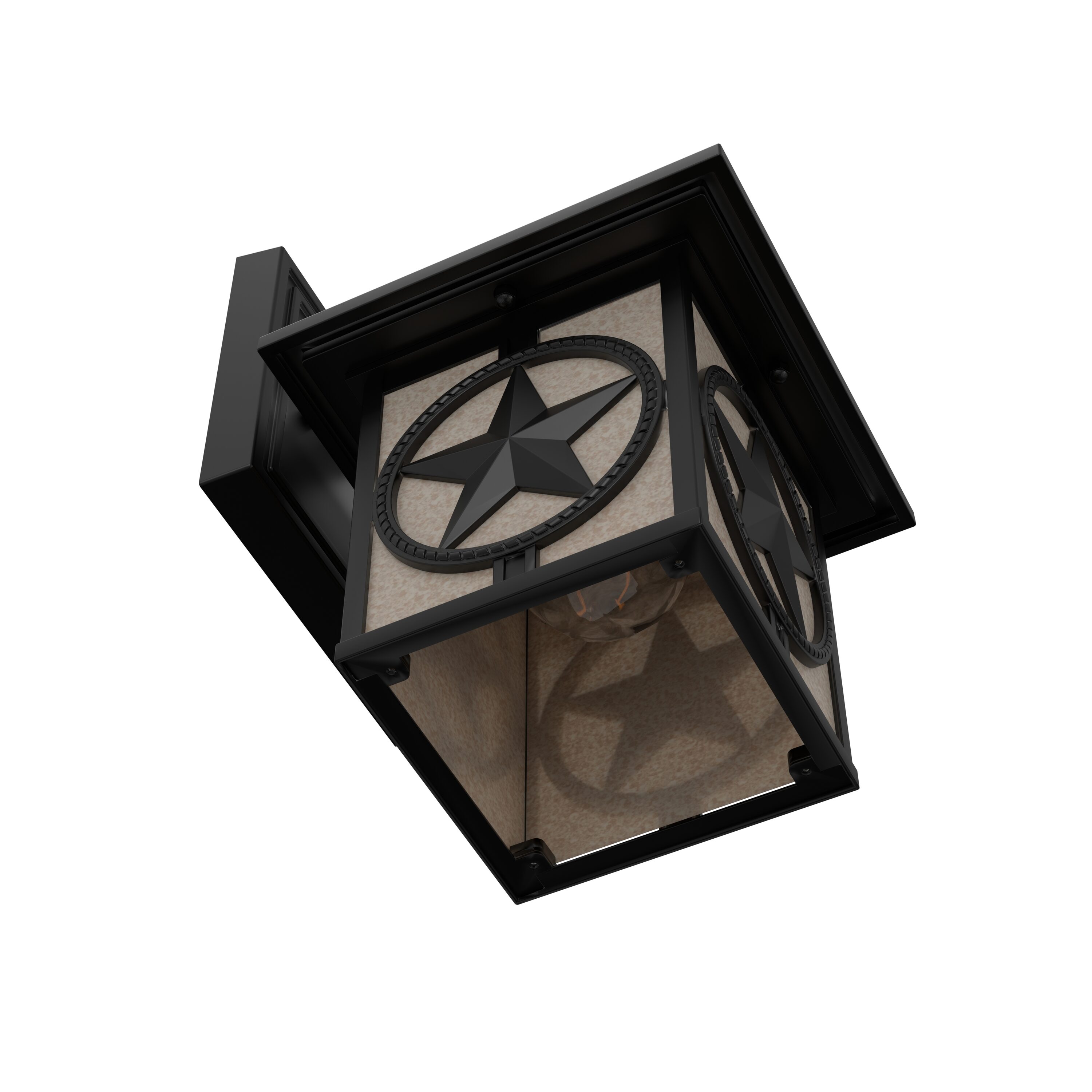 allen + roth WL129MBK Outdoor-Wall-Lighting - View #8
