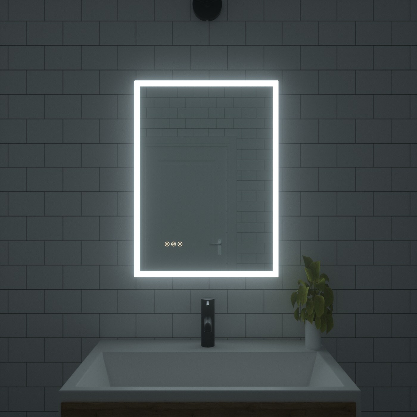 Bayfeve BFKF-2230C4-MIR Framed-Bath-Mirrors - View #15