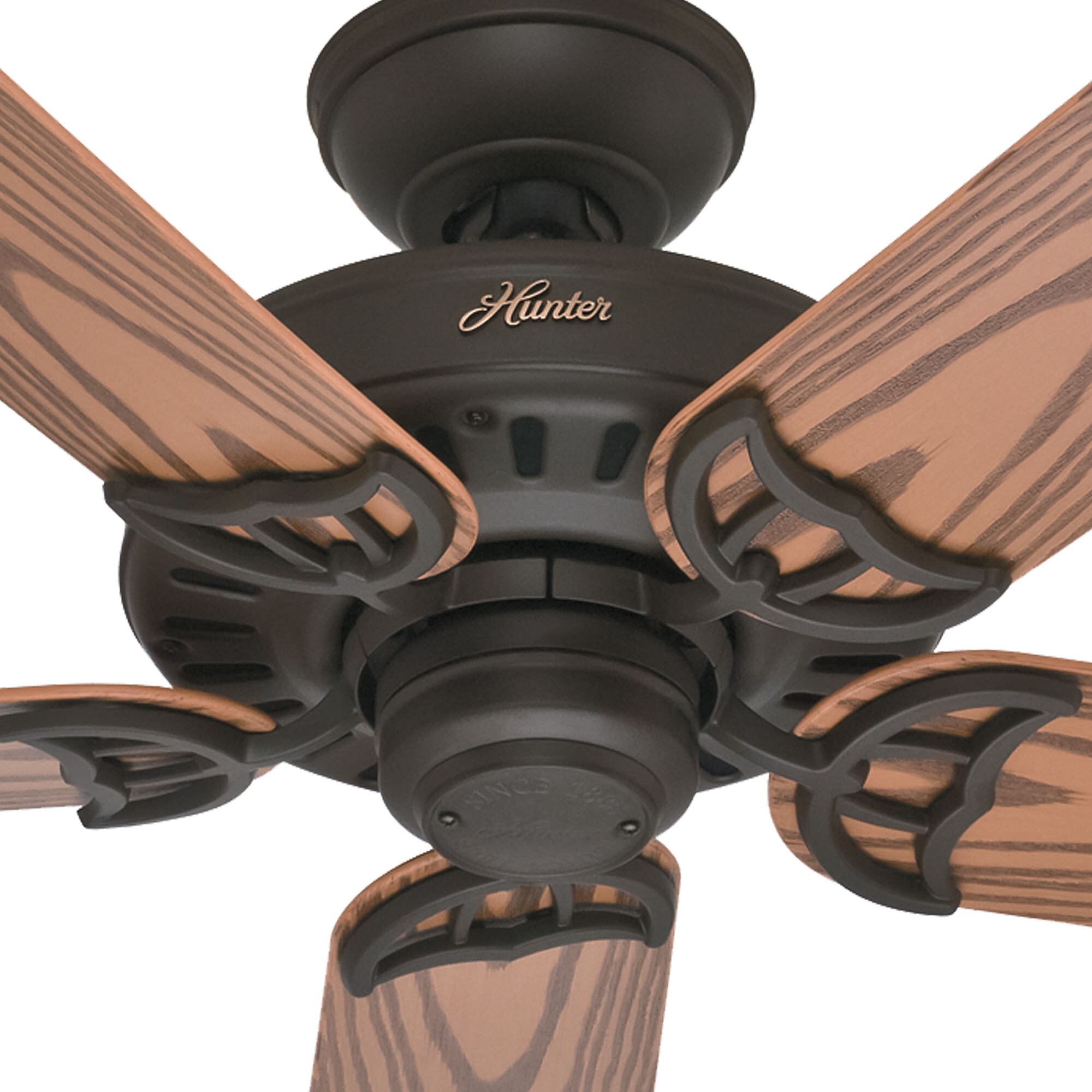 Hunter Bridgeport 52-in White Indoor/Outdoor Ceiling Fan (5-Blade)