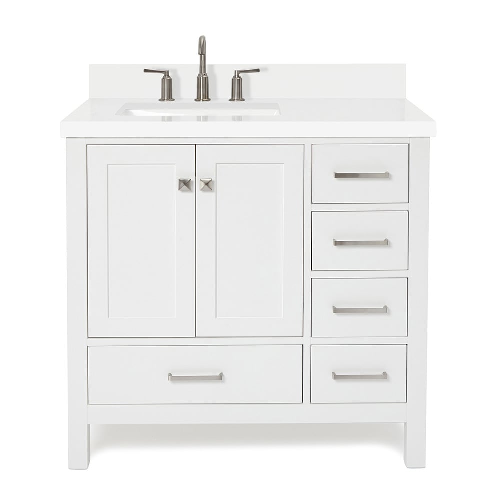 ARIEL A037SLWQRVOWHT Bath-Vanity-Combo - View #2