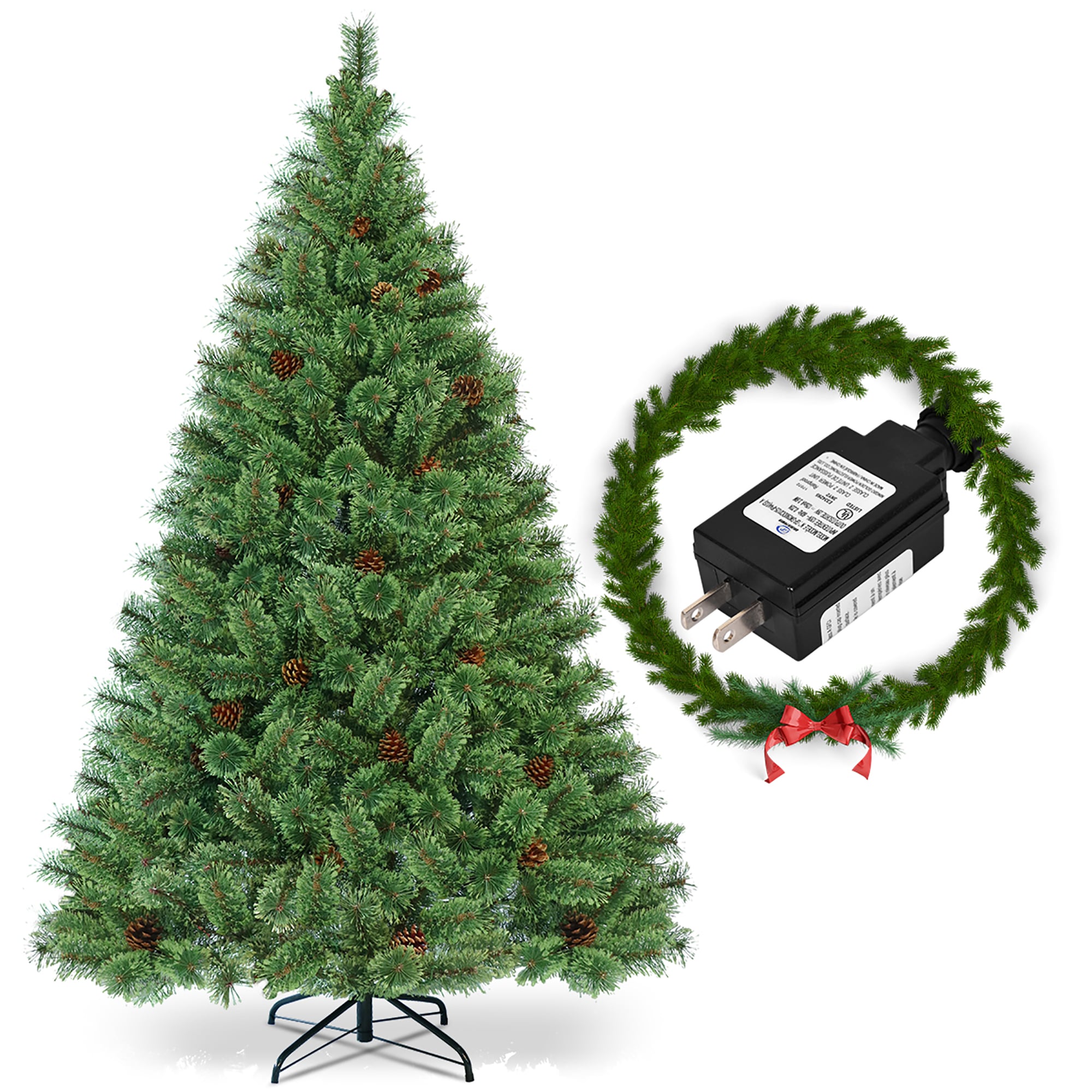 Costway CM22350 Artificial-Christmas-Trees - View #3
