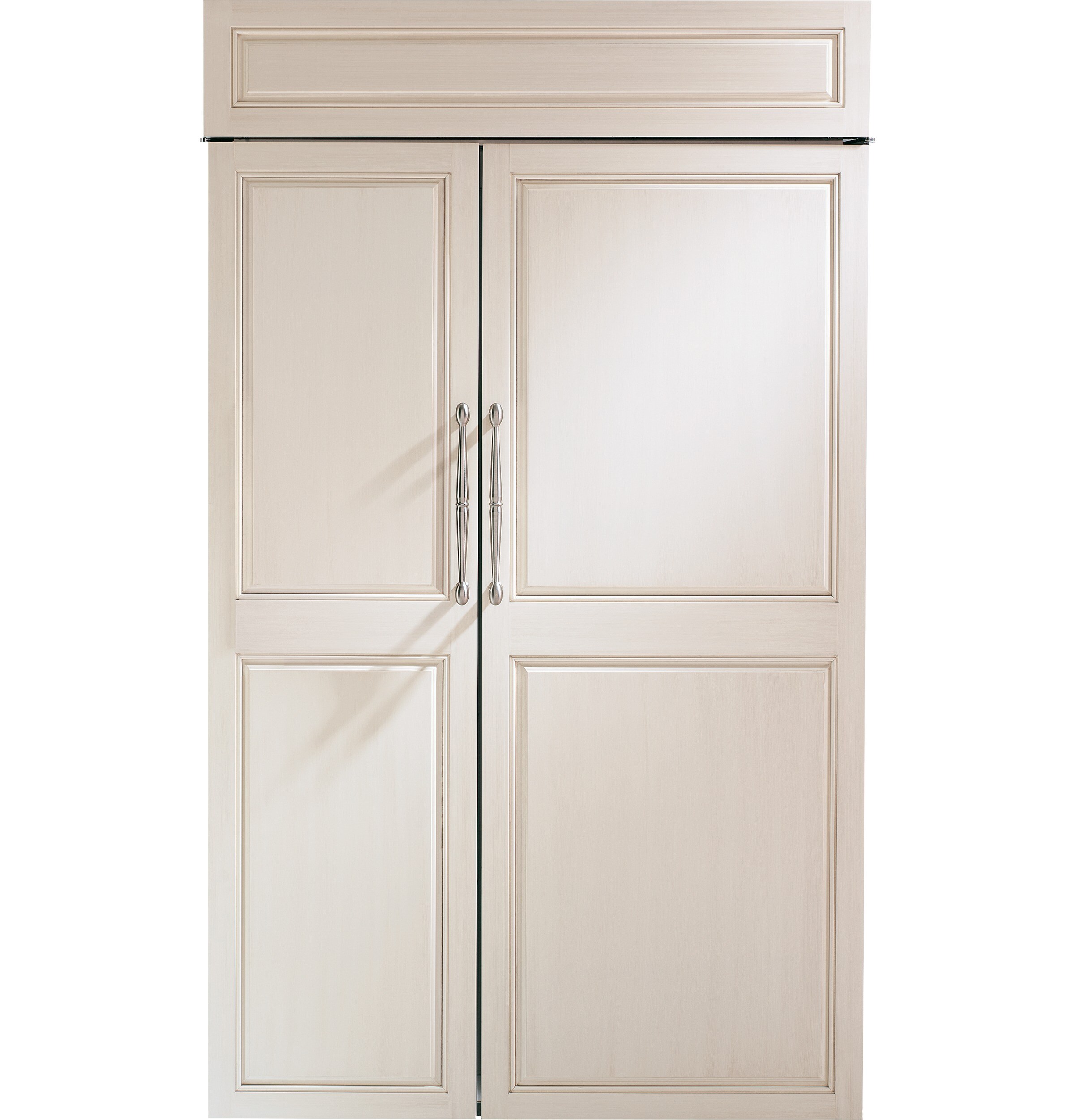 Monogram ZIS480NH 29.56-cu ft Built-in Side-by-Side Refrigerator with Ice Maker (Panel Ready)