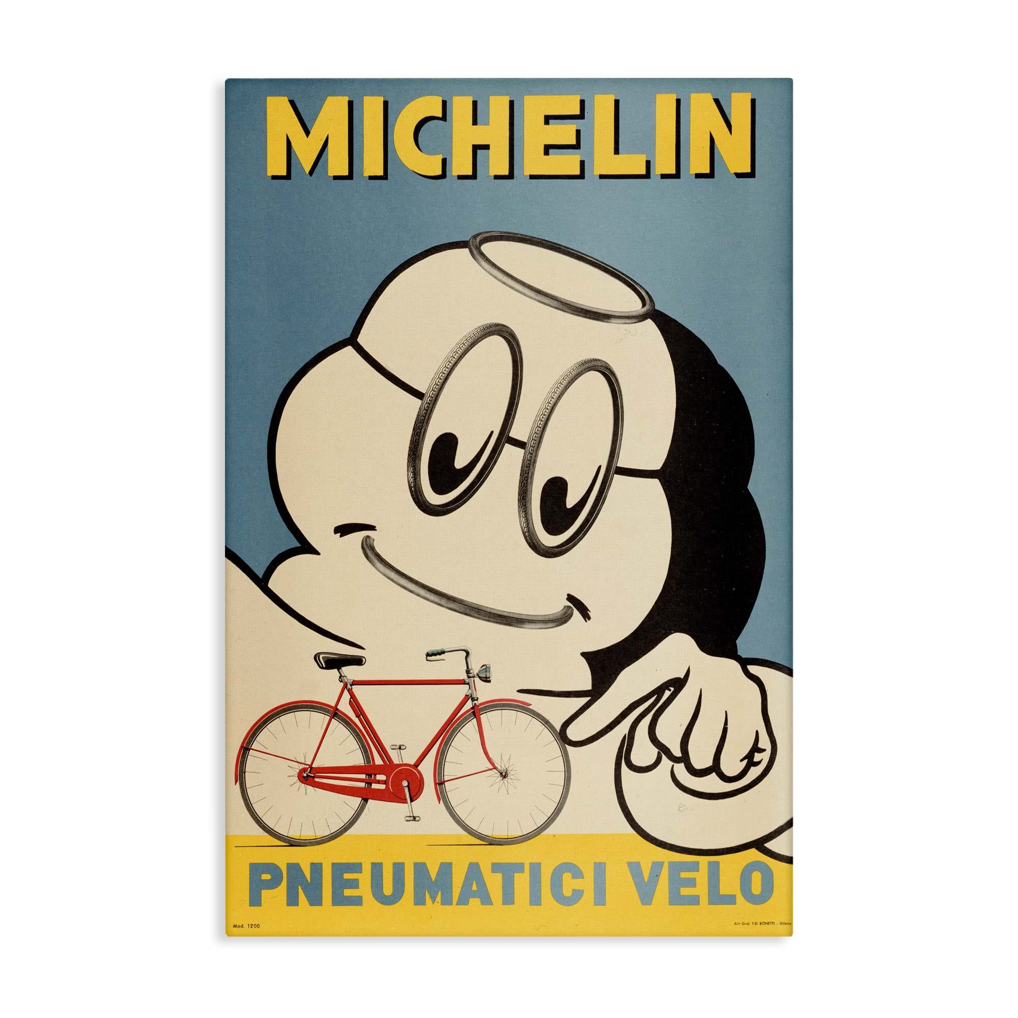 Stupell Industries BX-368-CN-24X36 Iconic Retro Tire Ad Canvas Art 24 x 36