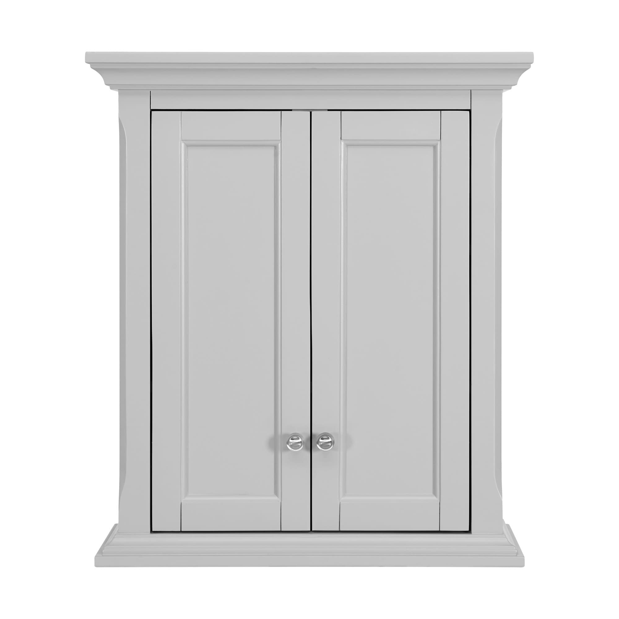 allen + roth 24-in x 28-in x 10-in Light Gray Bathroom Wall Cabinet