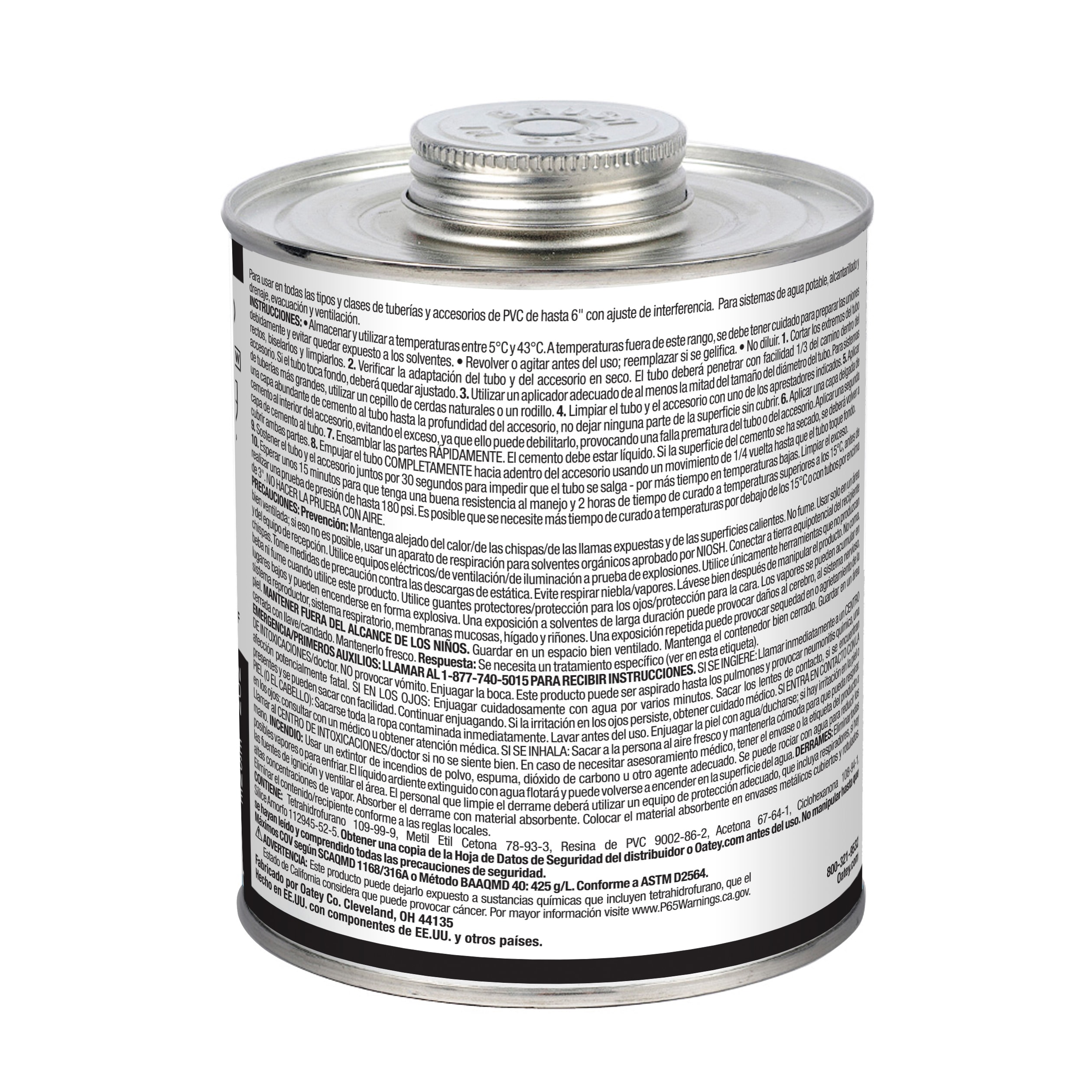 Oatey 31020LV Pipe-Cements-Primers-Cleaners - View #10