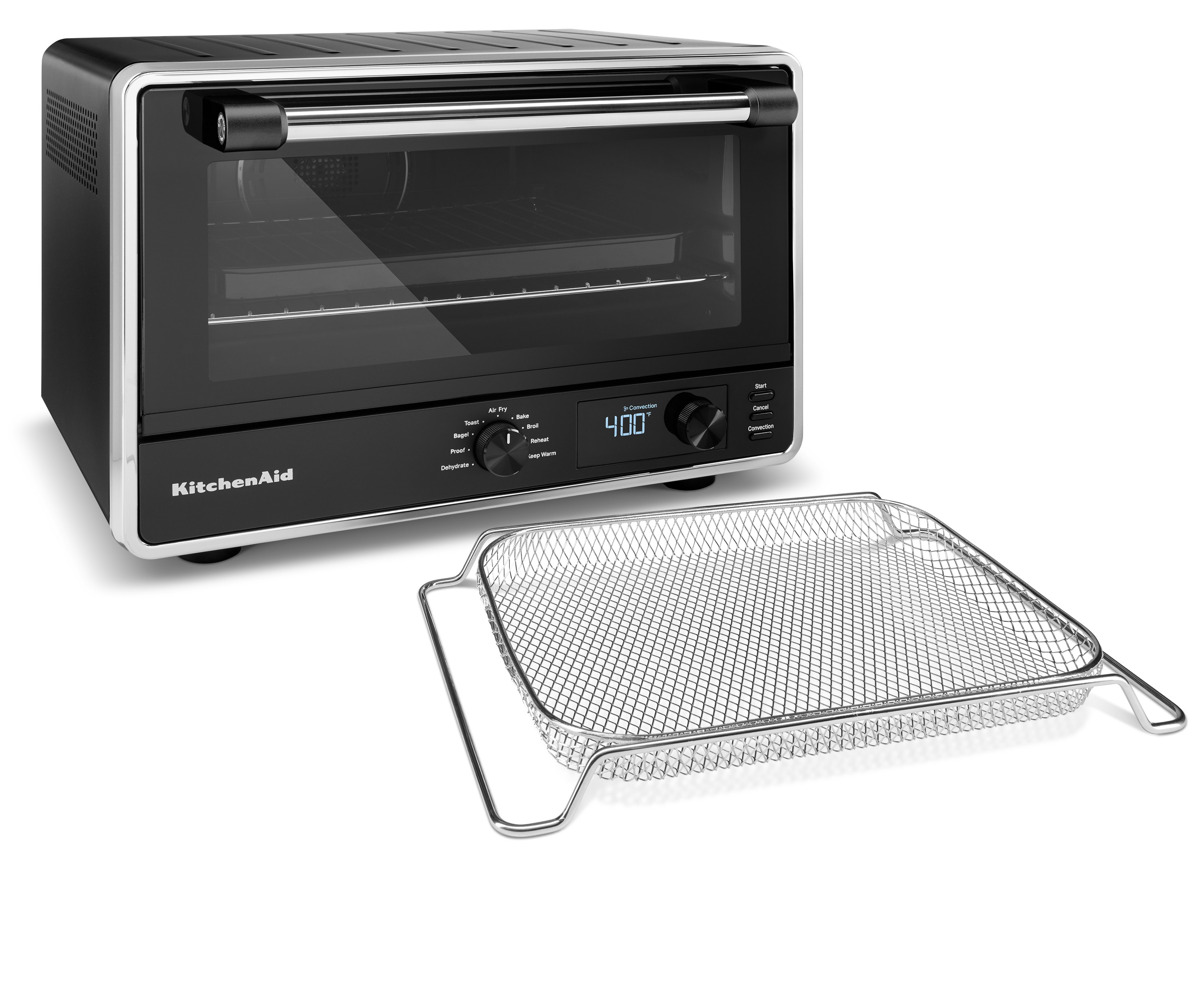 Performance Air Fry Convection Oven, Countertop Toaster Oven, Dark