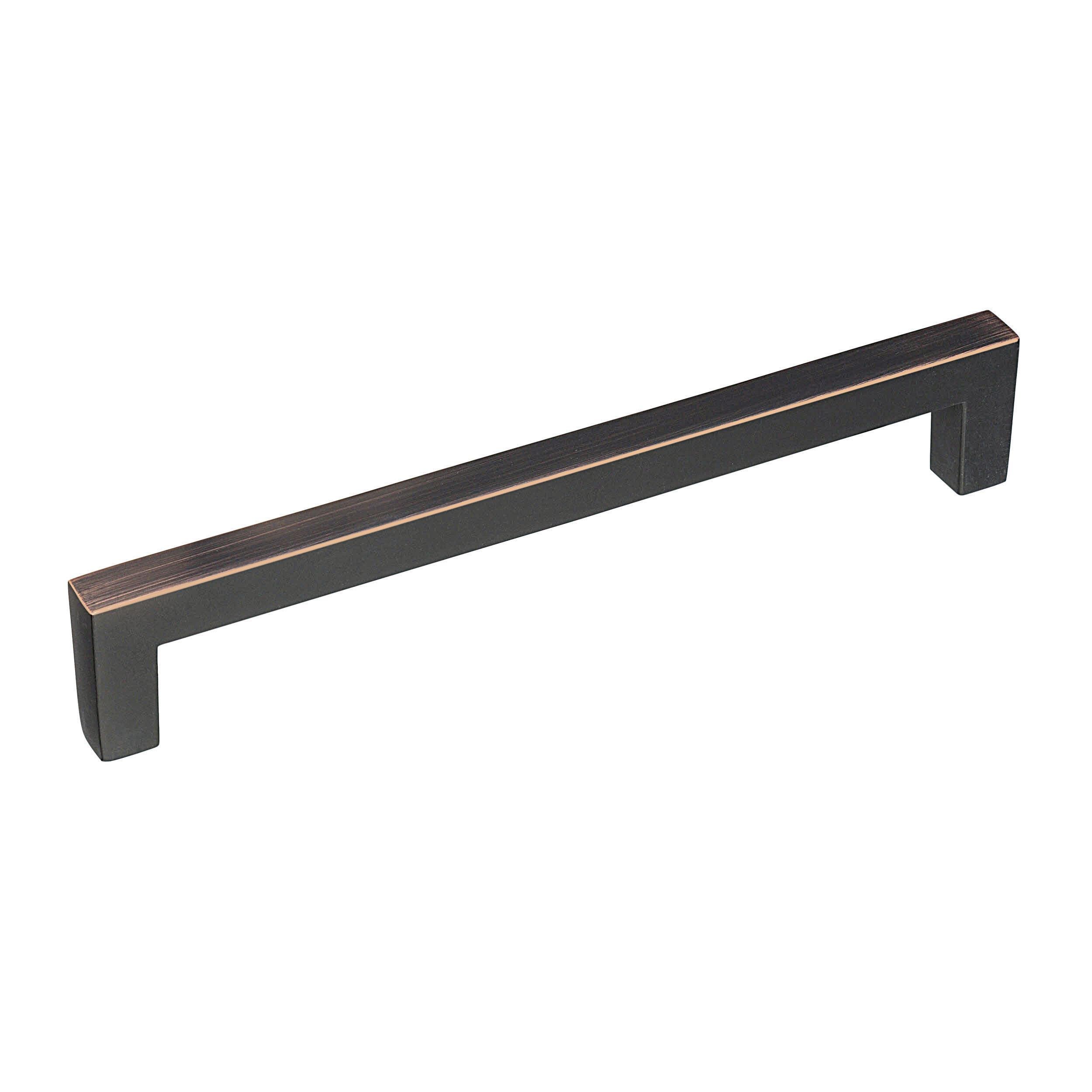 Amerock 10VMP36572ORB Monument 6-5/16-in , 160mm Center to Center Oil-Rubbed Bronze Square Bar 10 -Pack