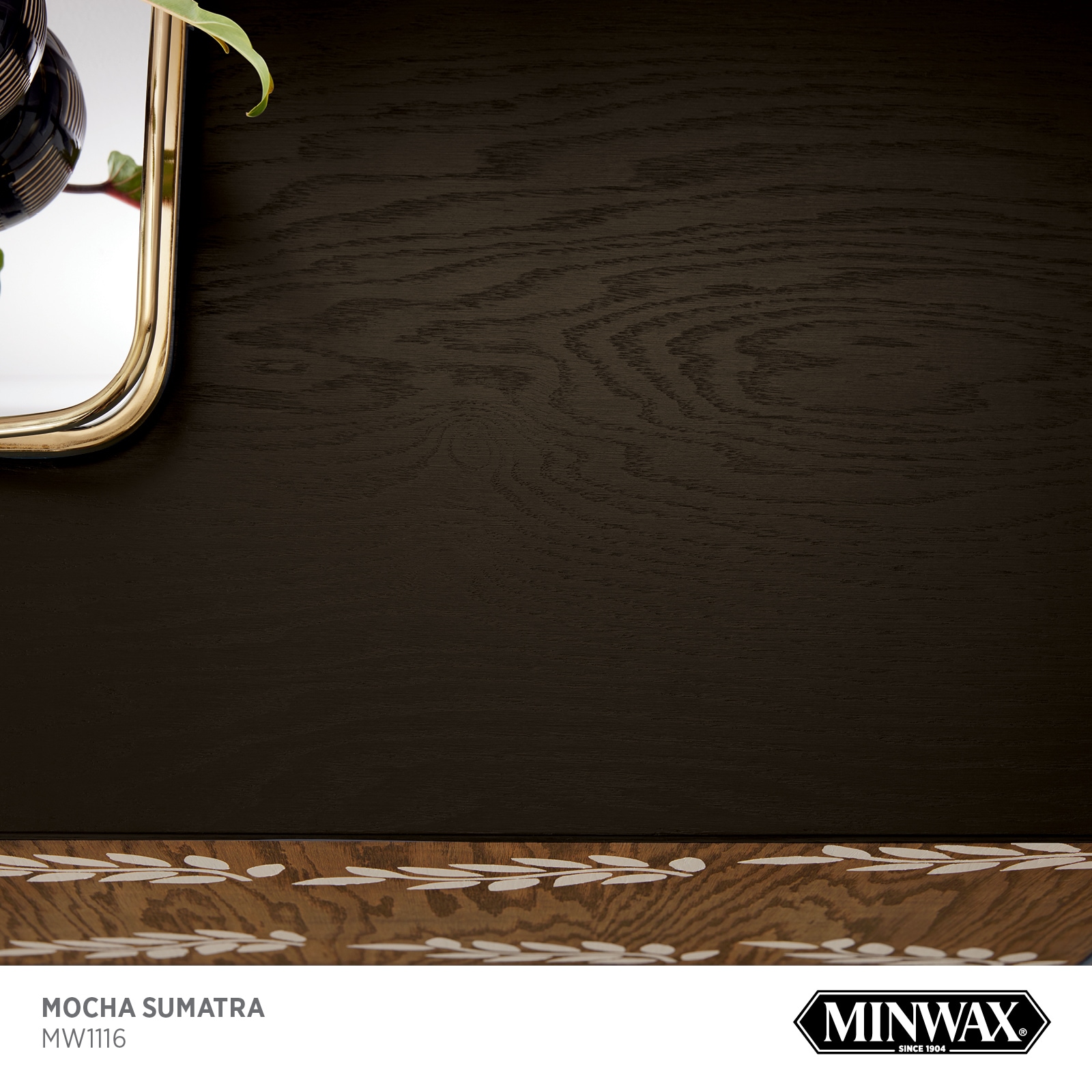 Minwax Wood Finish Water-Based Mocha Sumatra Mw1116 Solid Interior