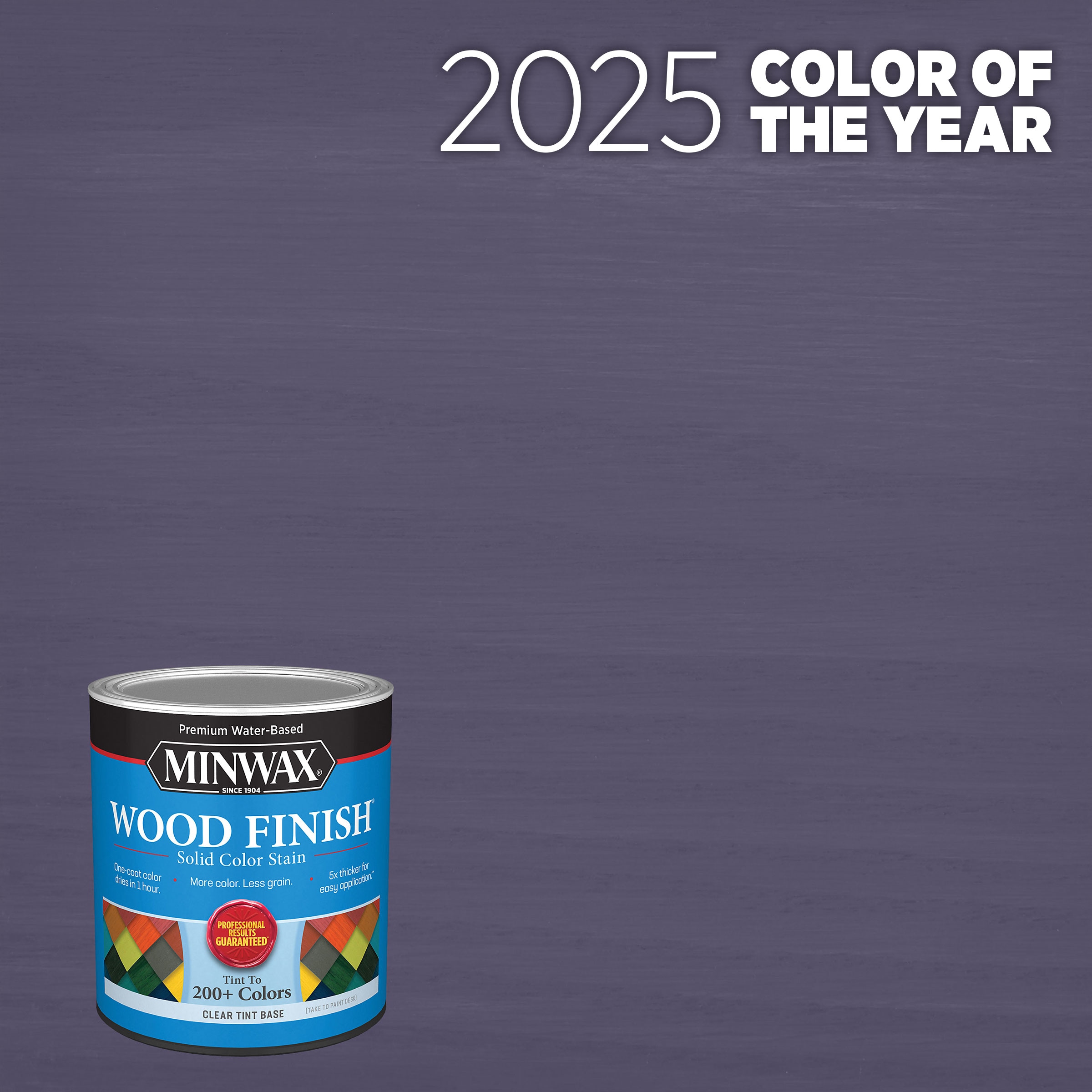 Minwax MW1170-1658613 Wood Finish Water-based Violet MW1170 Solid Interior Stain ( 1-quart )