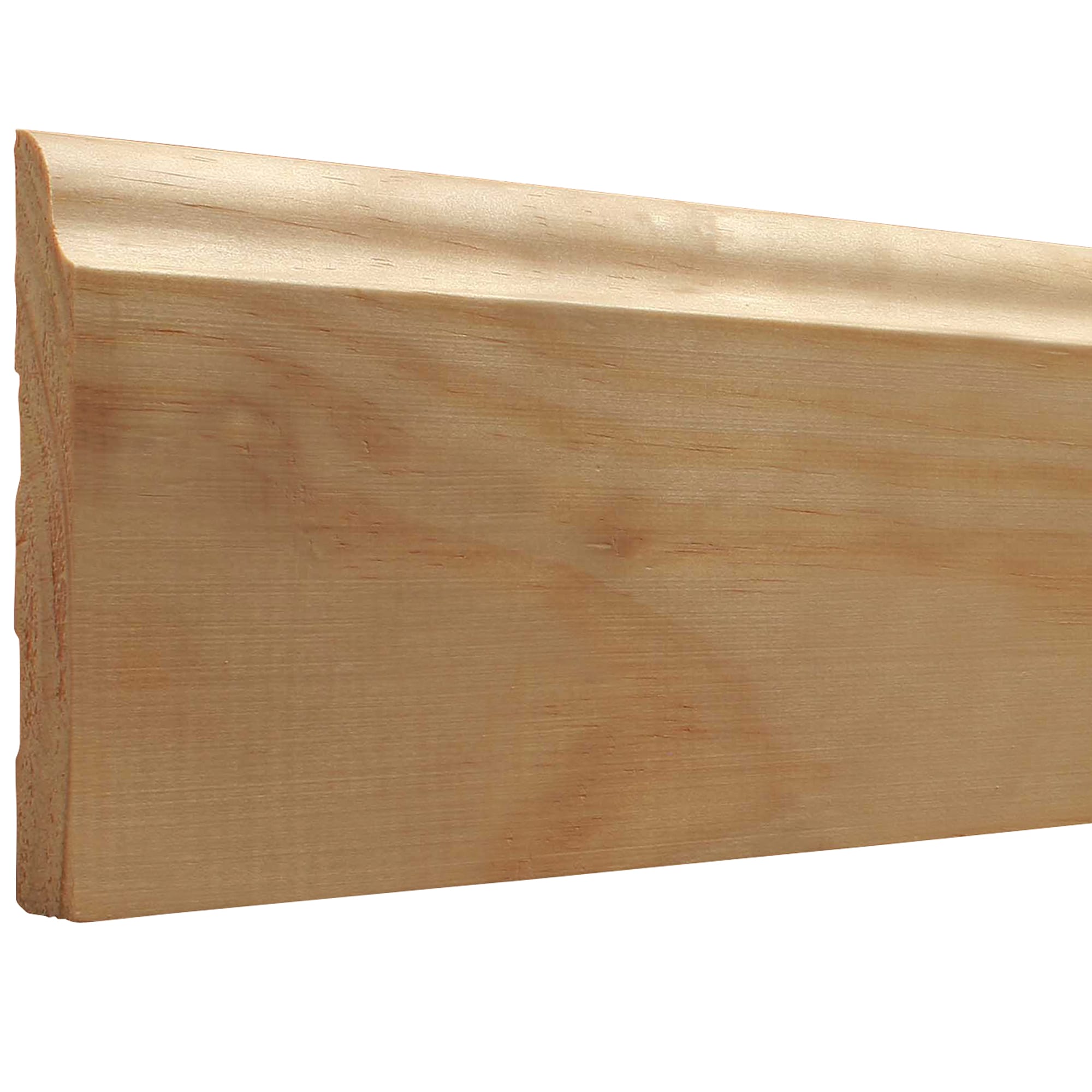 RELIABILT 662 8PINE 9/16-in x 3-1/2-in x 8-ft Traditional Unfinished Pine 662 Baseboard