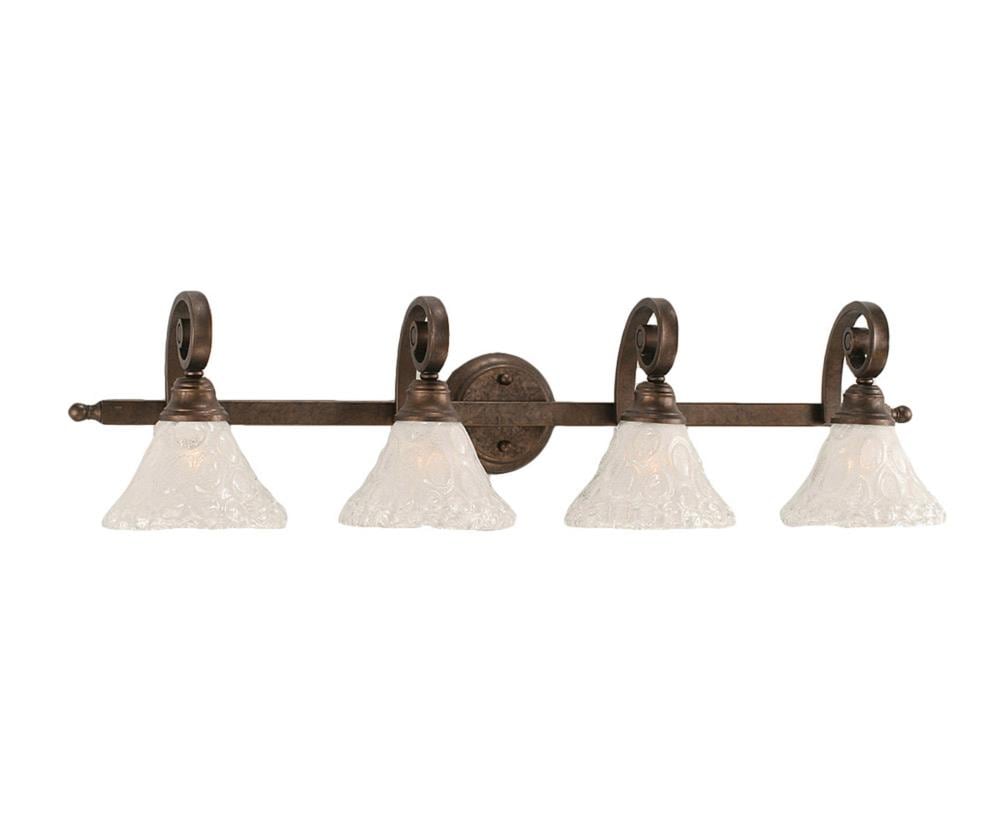  LWTK010162 Divina 36-in 4-Light Bronze Transitional Vanity Light