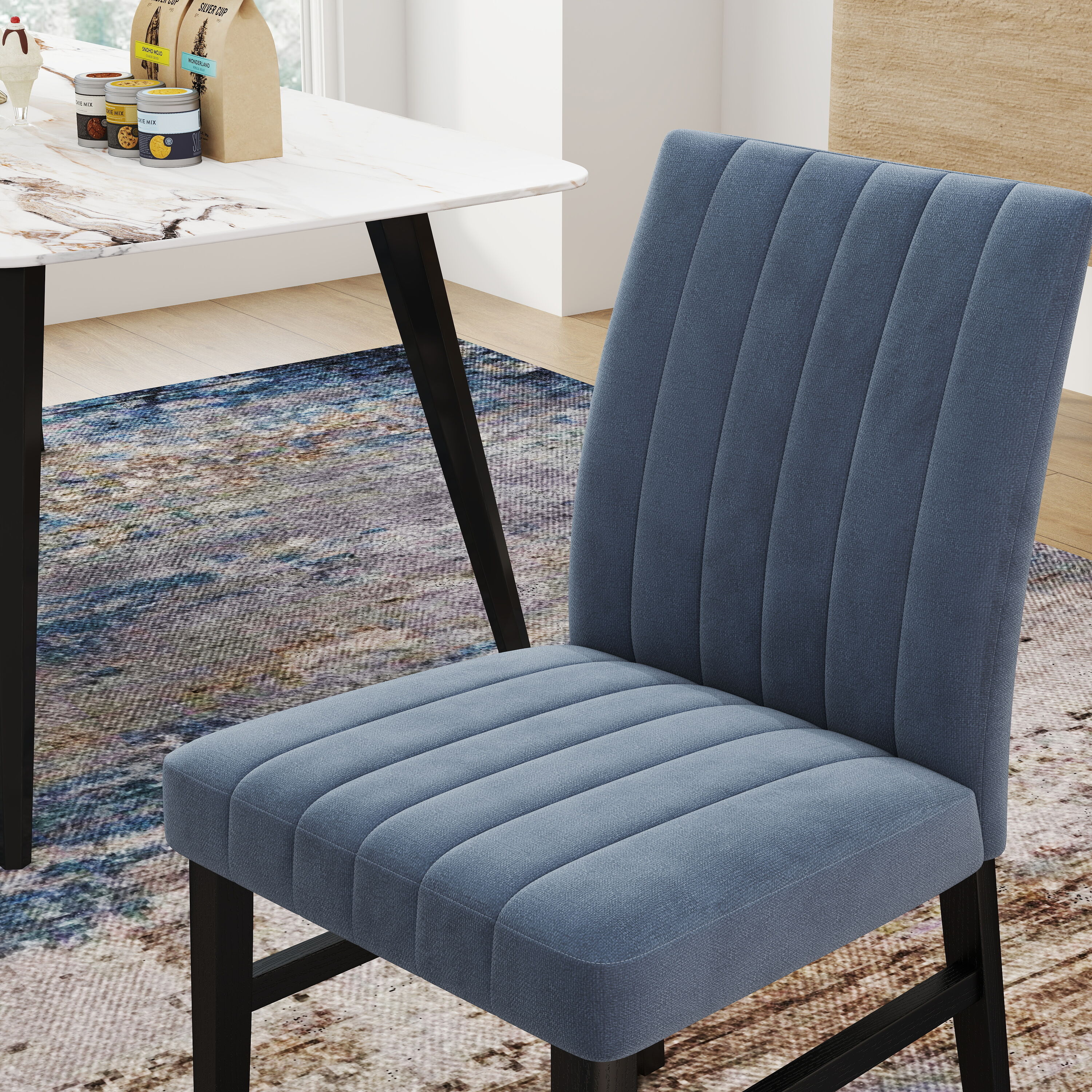 Roundhill Furniture C056BU Dining-Chairs - View #7