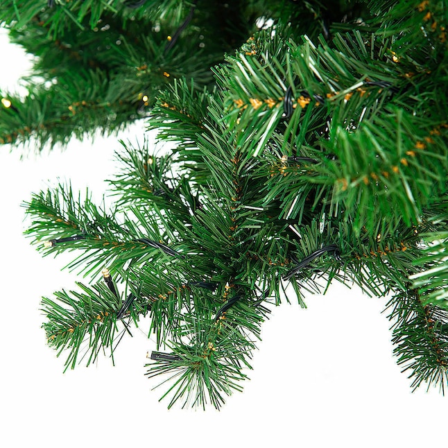 Goplus This is our high quality 9 ft Pre-lit Christmas tree which is ...