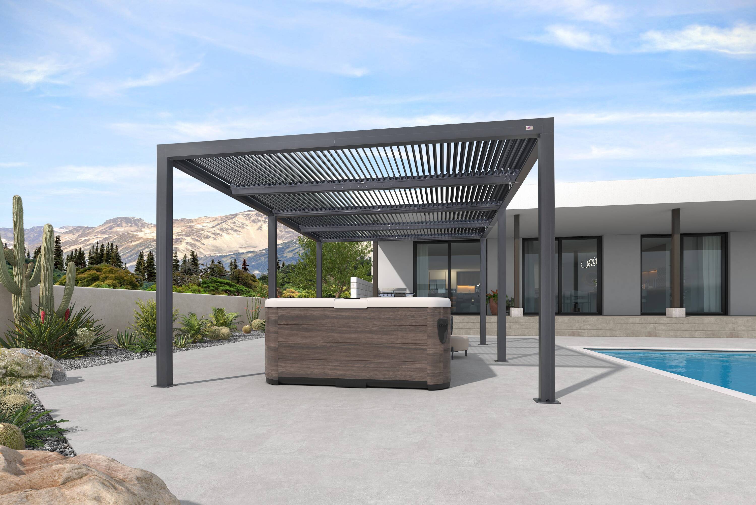 PURPLE LEAF LS04BYXF1220-GY-DP10 Pergolas-2 - View #4