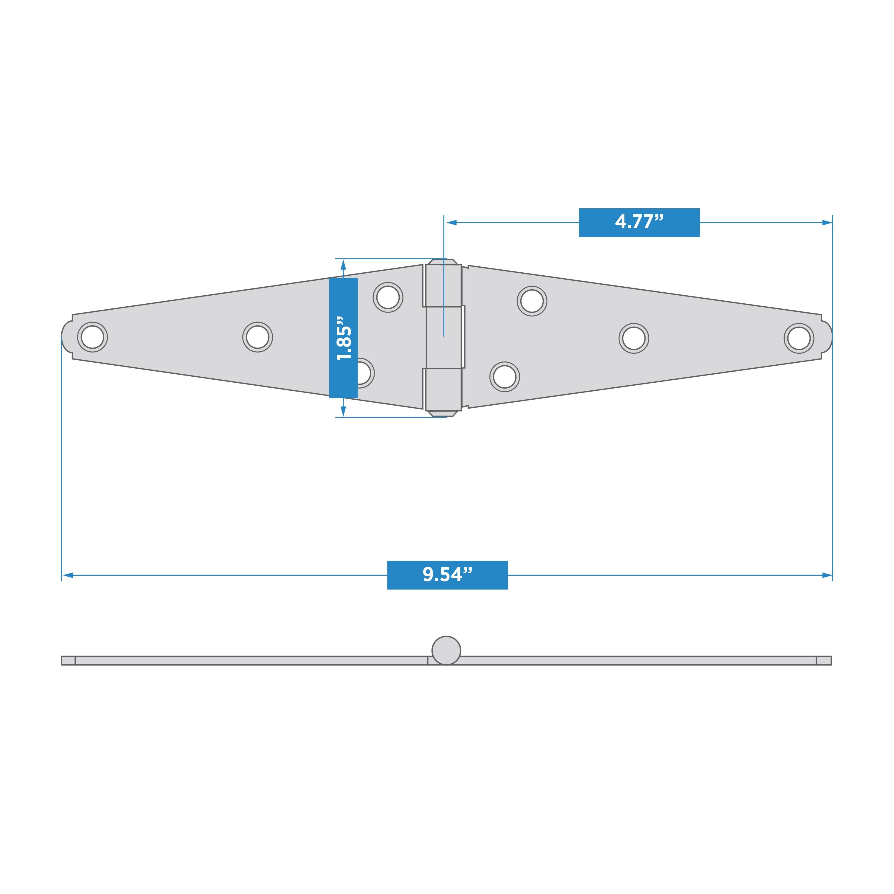 National Hardware N128-017 Gate-Hardware - View #4