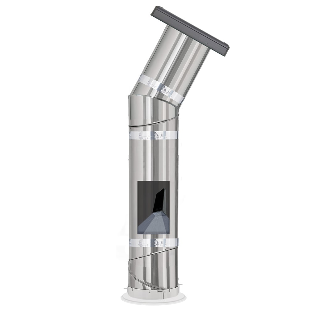 VELUX TZRL 014 2A00SL TZRL 14-in x 64-in Insulated glass Curb mount Aluminum Tubular Skylight