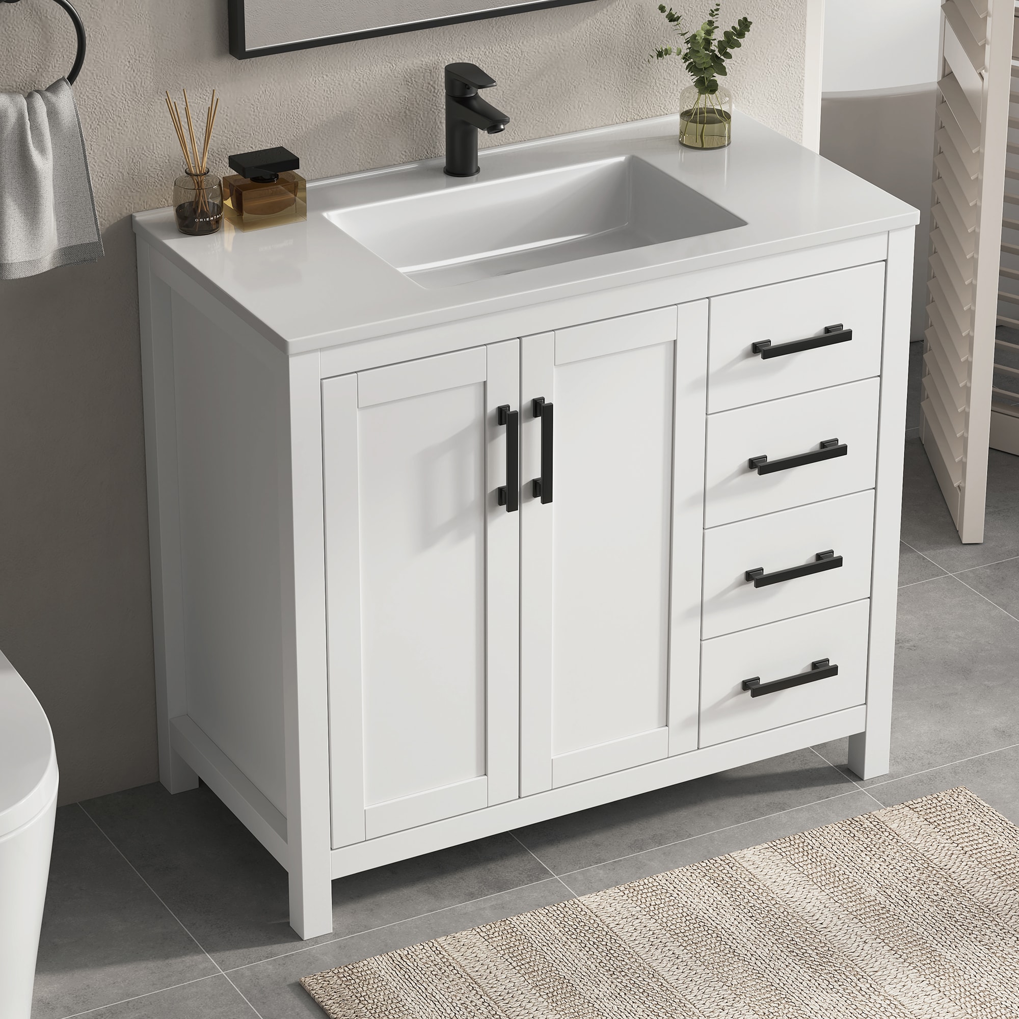 DELUXE LIVING V24033KD-36W Bath-Vanity-Combo - View #11