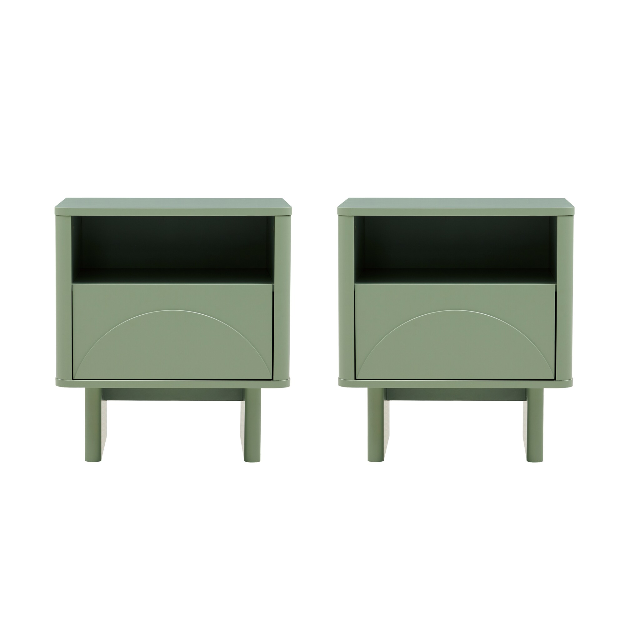 Manhattan Comfort 2-NS005-GR nightstands - View #2