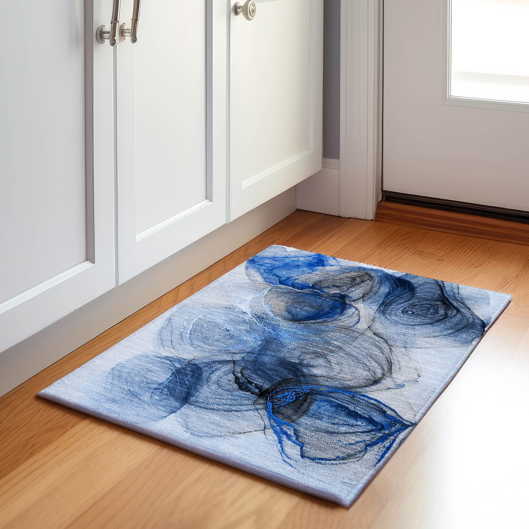 Addison Rugs AMF539GY20X30 Mayfield AMF539GY 2 x 3 (ft) Loomed Polyester Gray Rectangular Indoor Geometric Machine washable Area rug