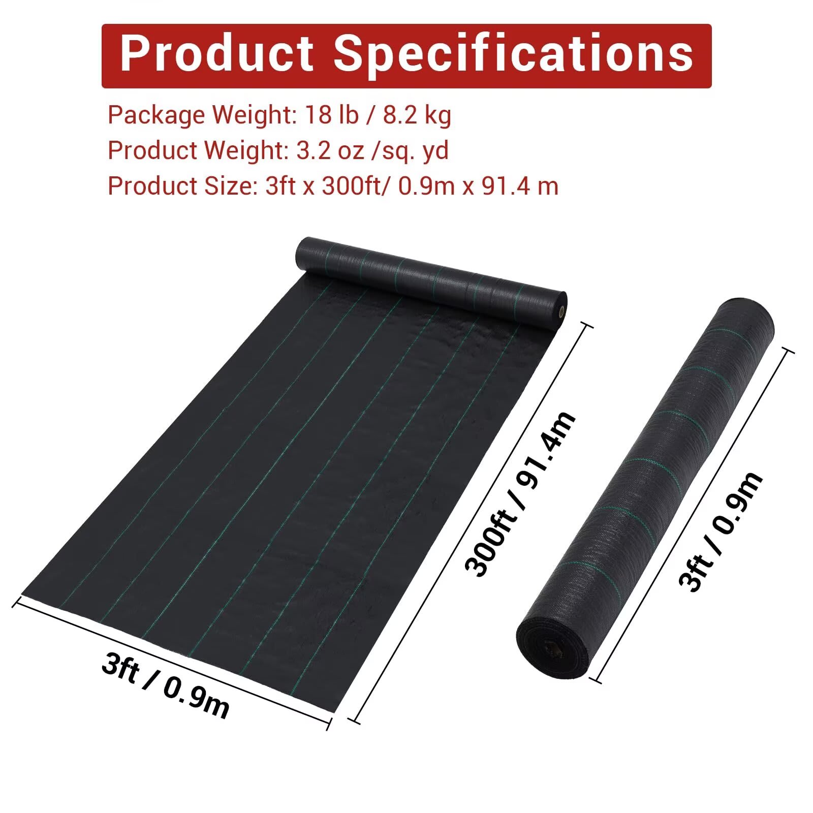 Qeetex JXNAG-PHO-33D48TTE Landscape-Fabric - View #2