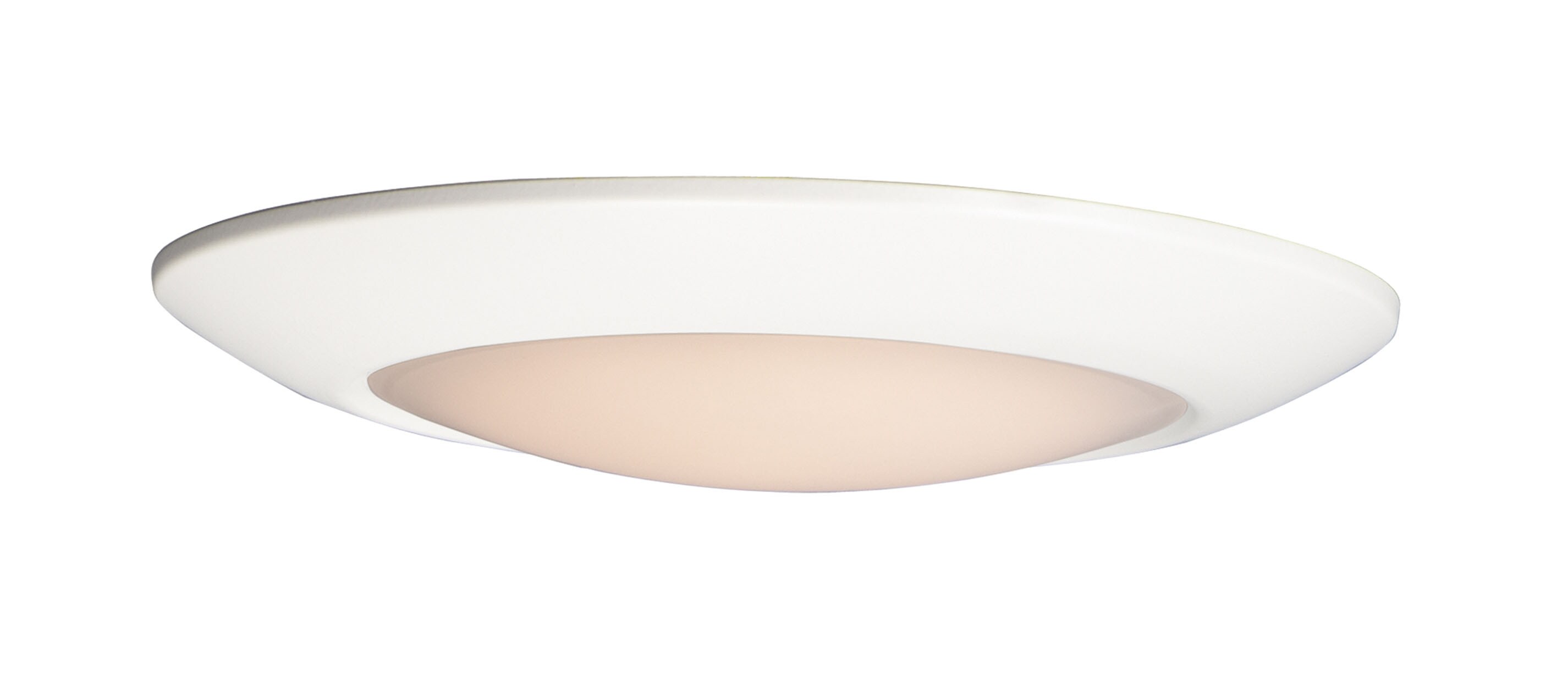 Maxim Lighting 57857WTWT Diverse LED 1 -Light 11-in Matte White Integrated LED Flush Mount Light ENERGY STAR Certified