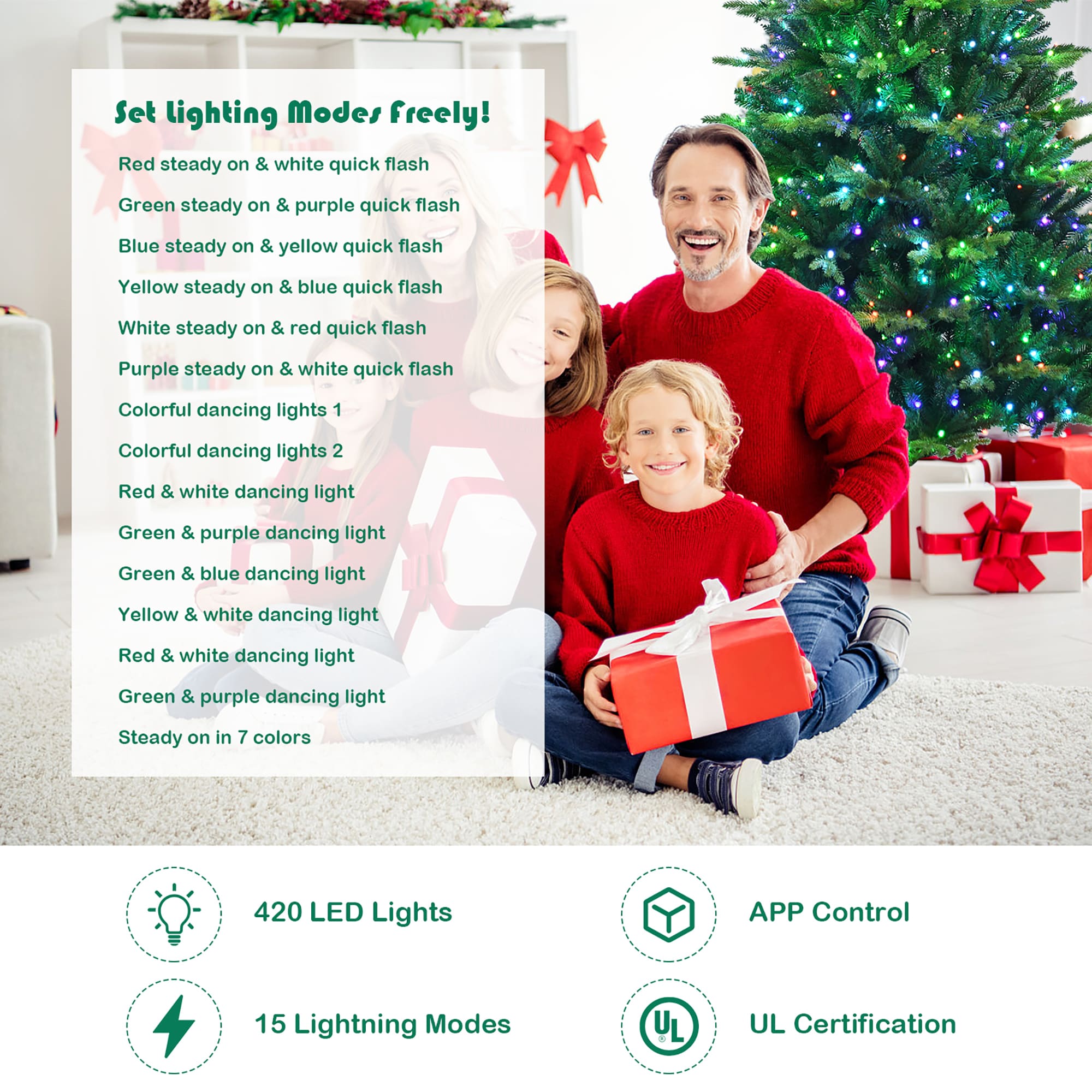 Costway CM23483US Artificial-Christmas-Trees - View #4