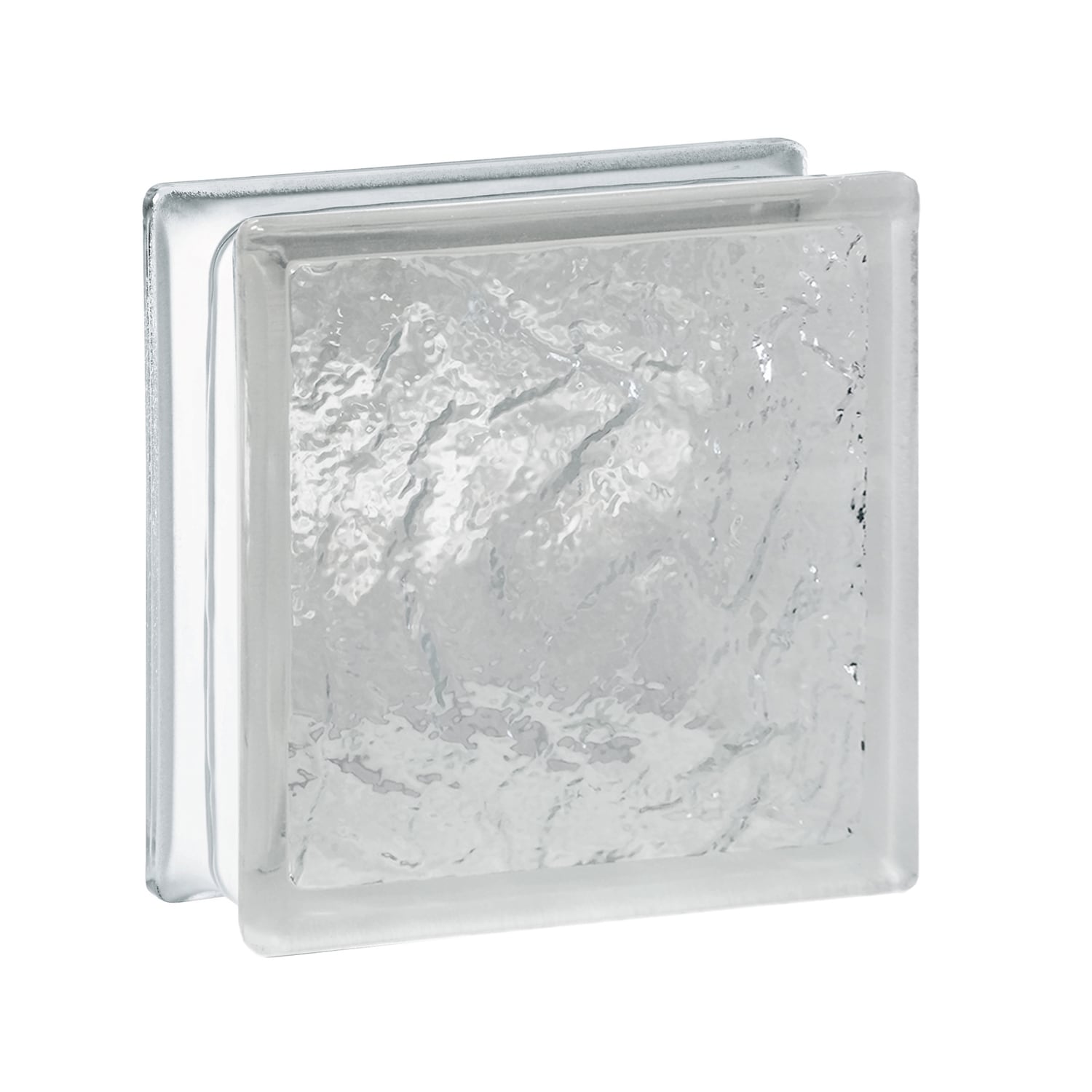 Hy-Lite Clear Wave Acrylic Block (8-in H x 8-in W x 3-in D) in the Glass  Block department at