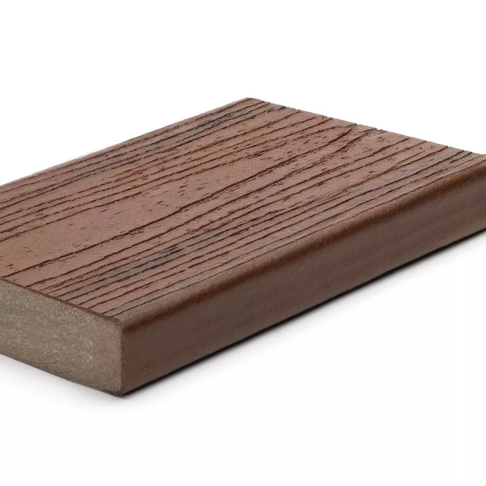 Trex Transcend 2-in x 6-in x 12-ft Lava Rock Square/Solid Composite Deck Board