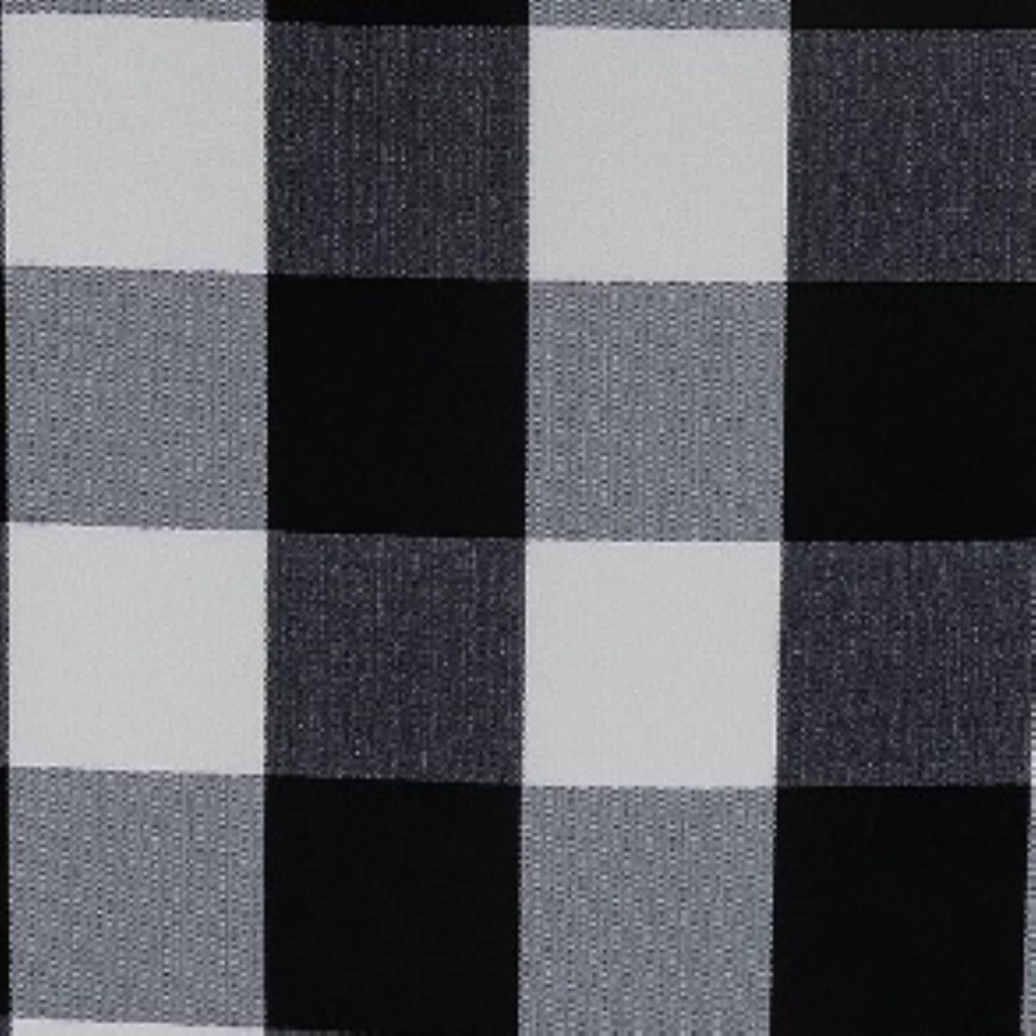 Classic Black Buffalo Plaid Armchair with Nailhead Trim