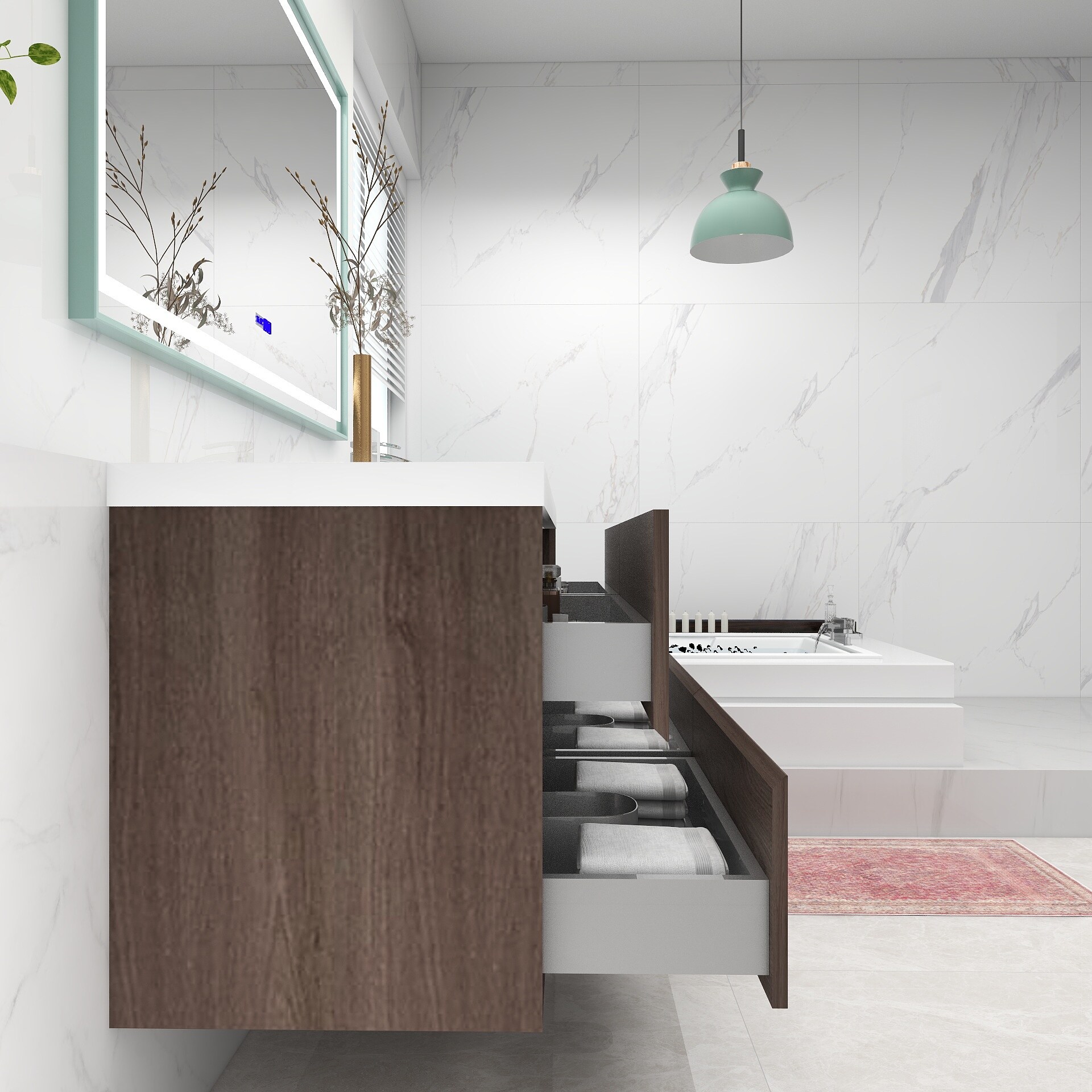 BV Better Vanity SLIM60SR-RO Bath-Vanity-Combo - View #5