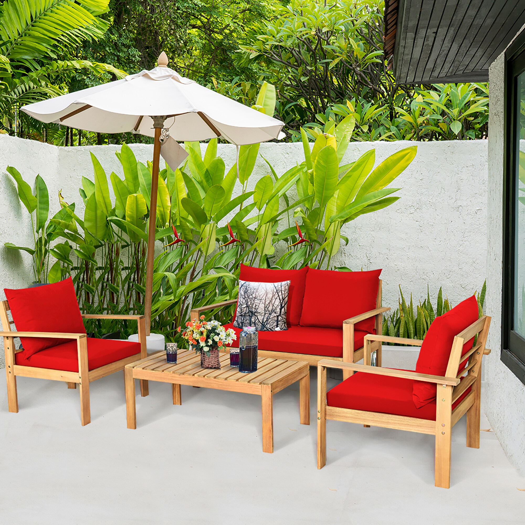 Costway HW64146RE+ Patio-Conversation-Sets - View #6
